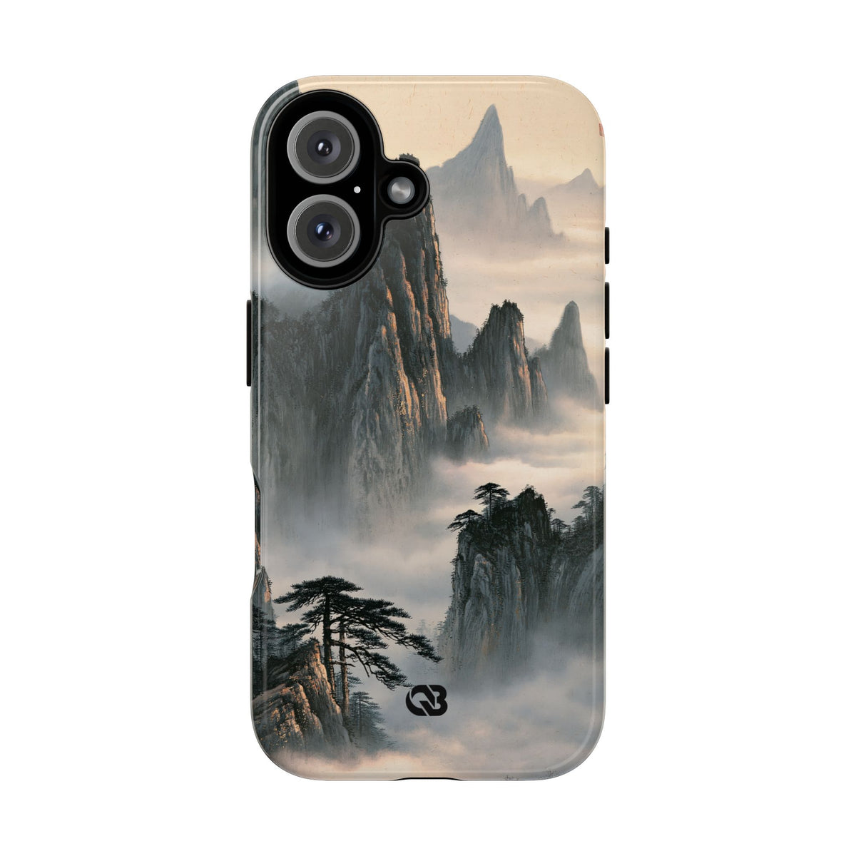 Sacred Mountain Mist · Tough Phone Case for iPhone · Beige