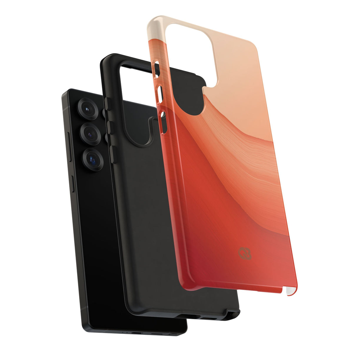 Terracotta Flow · Tough Phone Case for Samsung · Orange