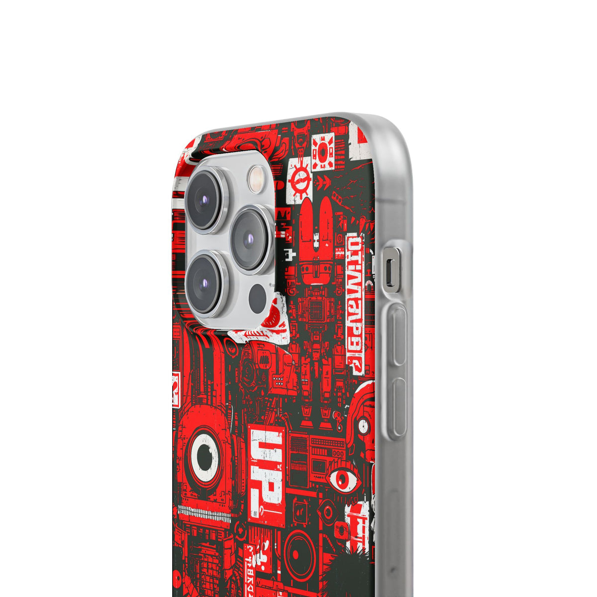 Neo Mecha Collage · Lite Phone Case for iPhone · Red
