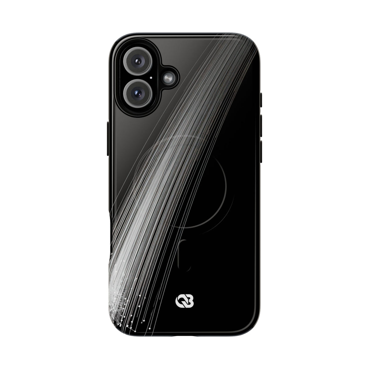 Kinetic Ray Convergence · Tough 2.0 Magnetic Phone Case for iPhone · Black