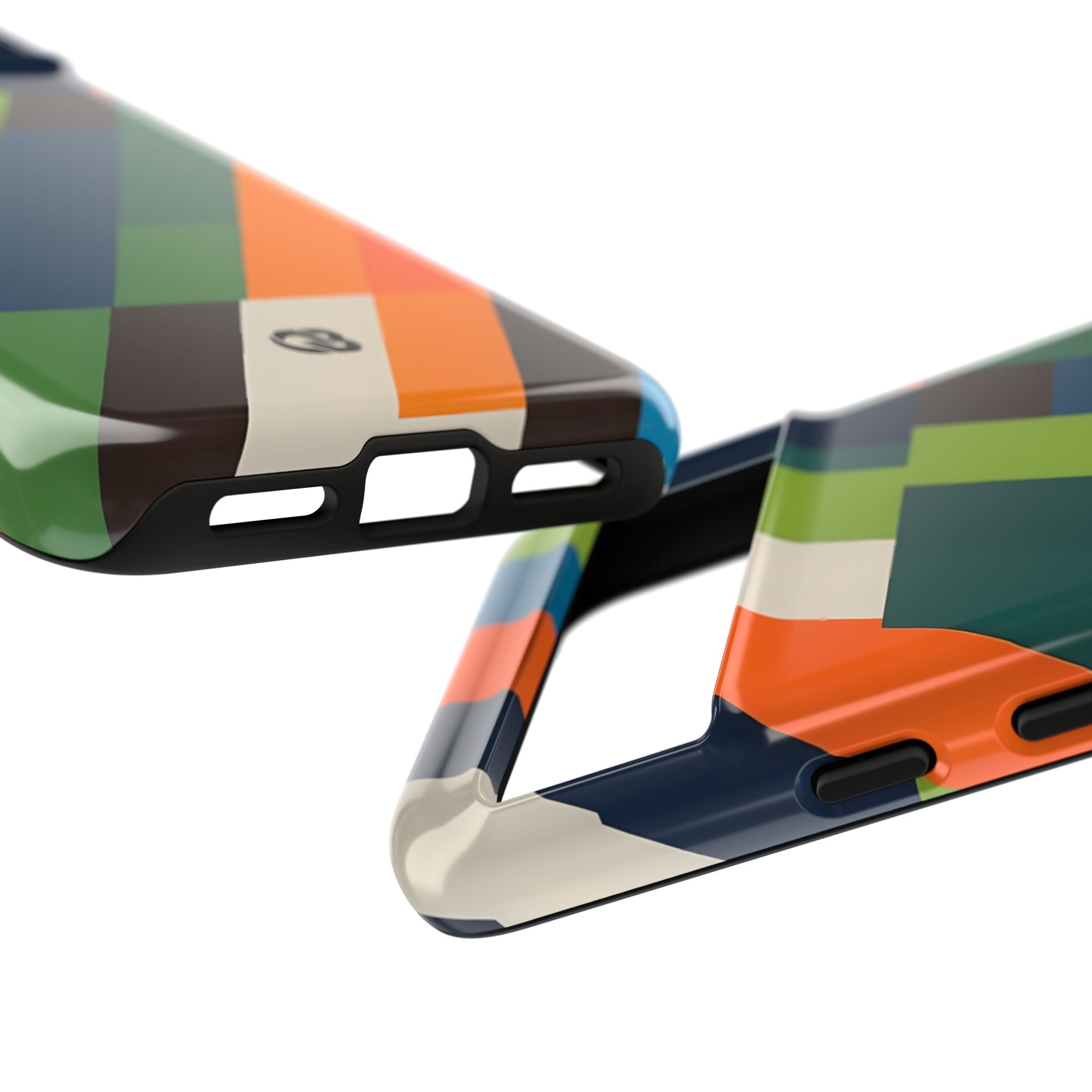 Angled Retro Mosaic · Tough Handyhülle für Google Pixel