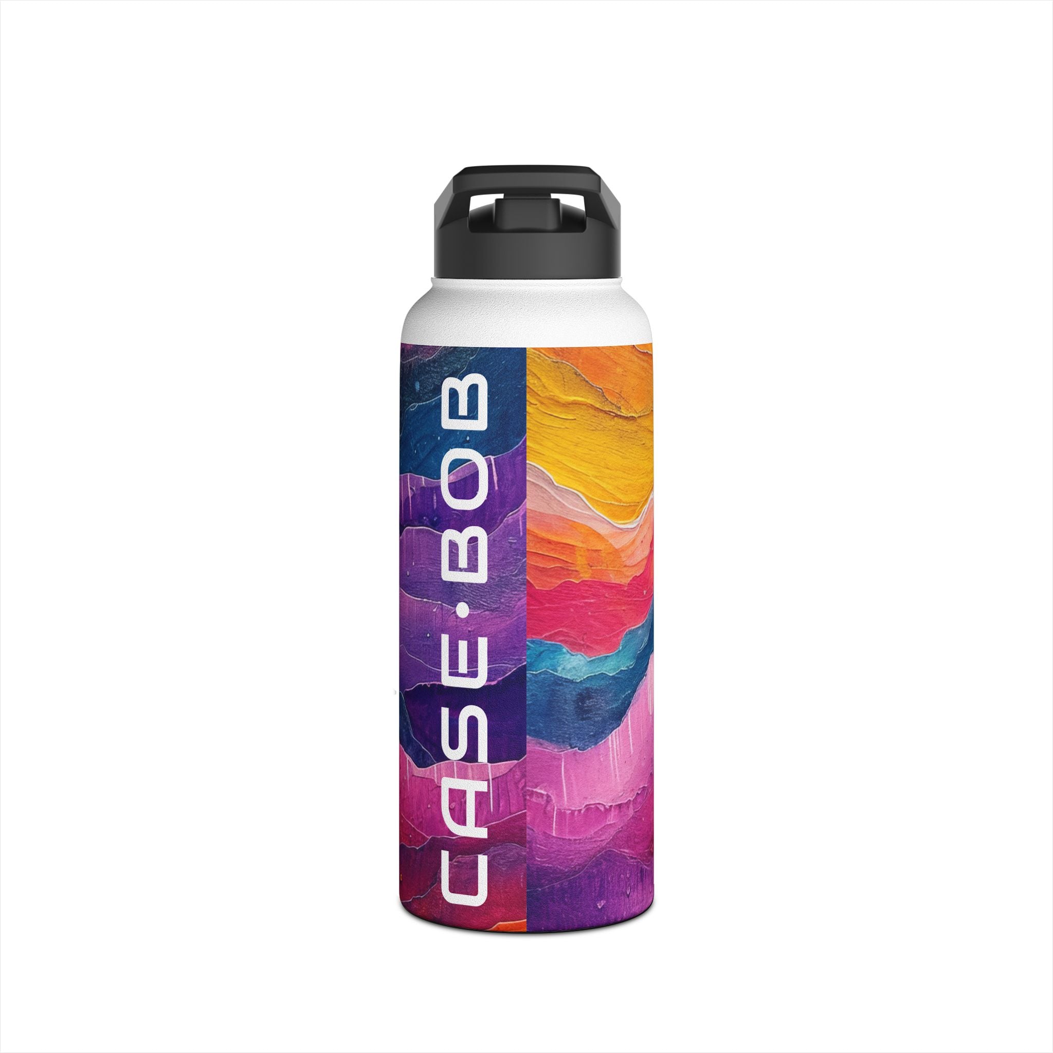 Golden Ridges - Stainless Steel Water Bottle