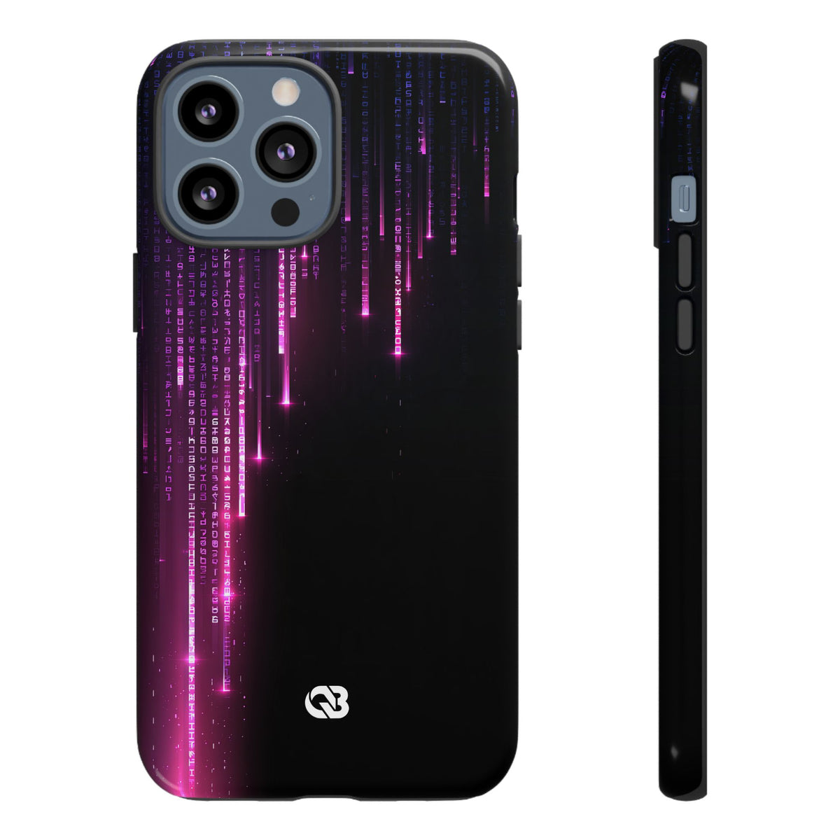 Binary Cascade · Tough Phone Case for iPhone · Black