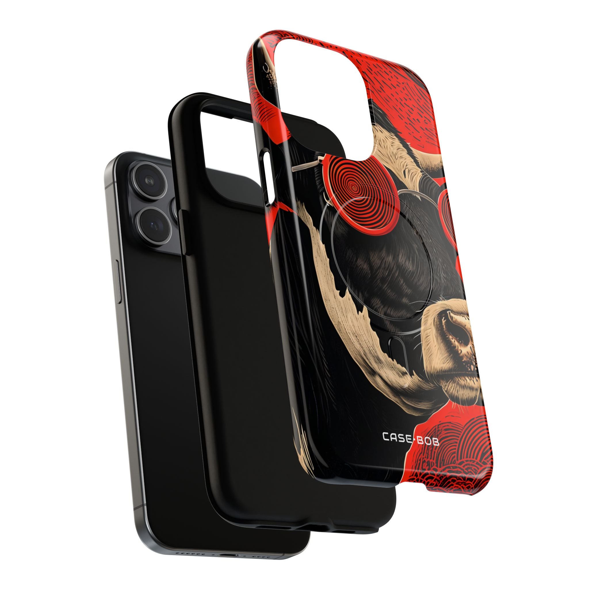 Hypnotic Cow iPhone 15 Pro Max Case - Tough+