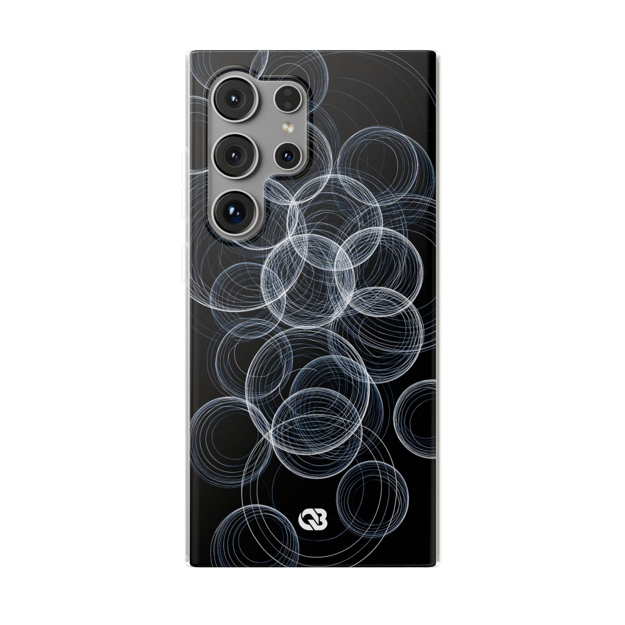 Black Lite Phone Case for Samsung - Frosted Ring Matrix