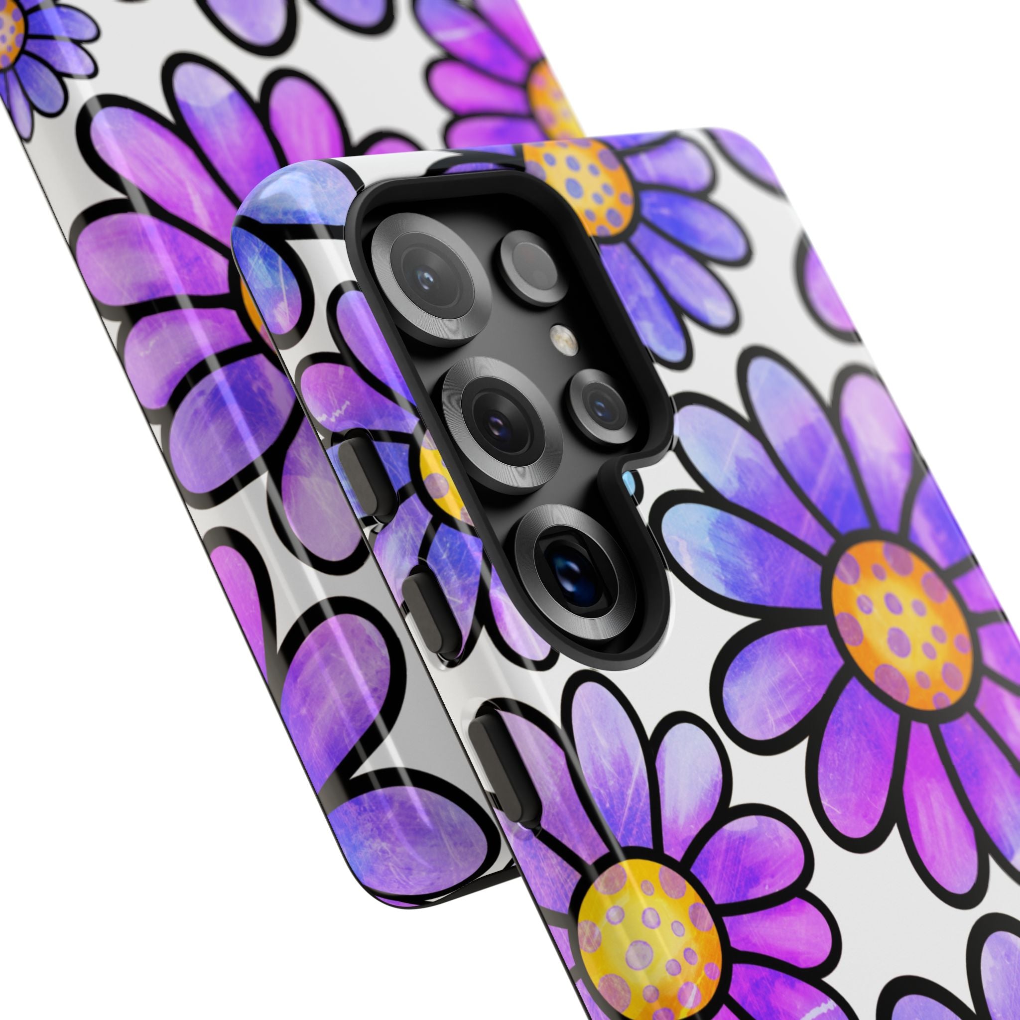 Polka Dot Blooms Samsung S25 Ultra Case - Tough