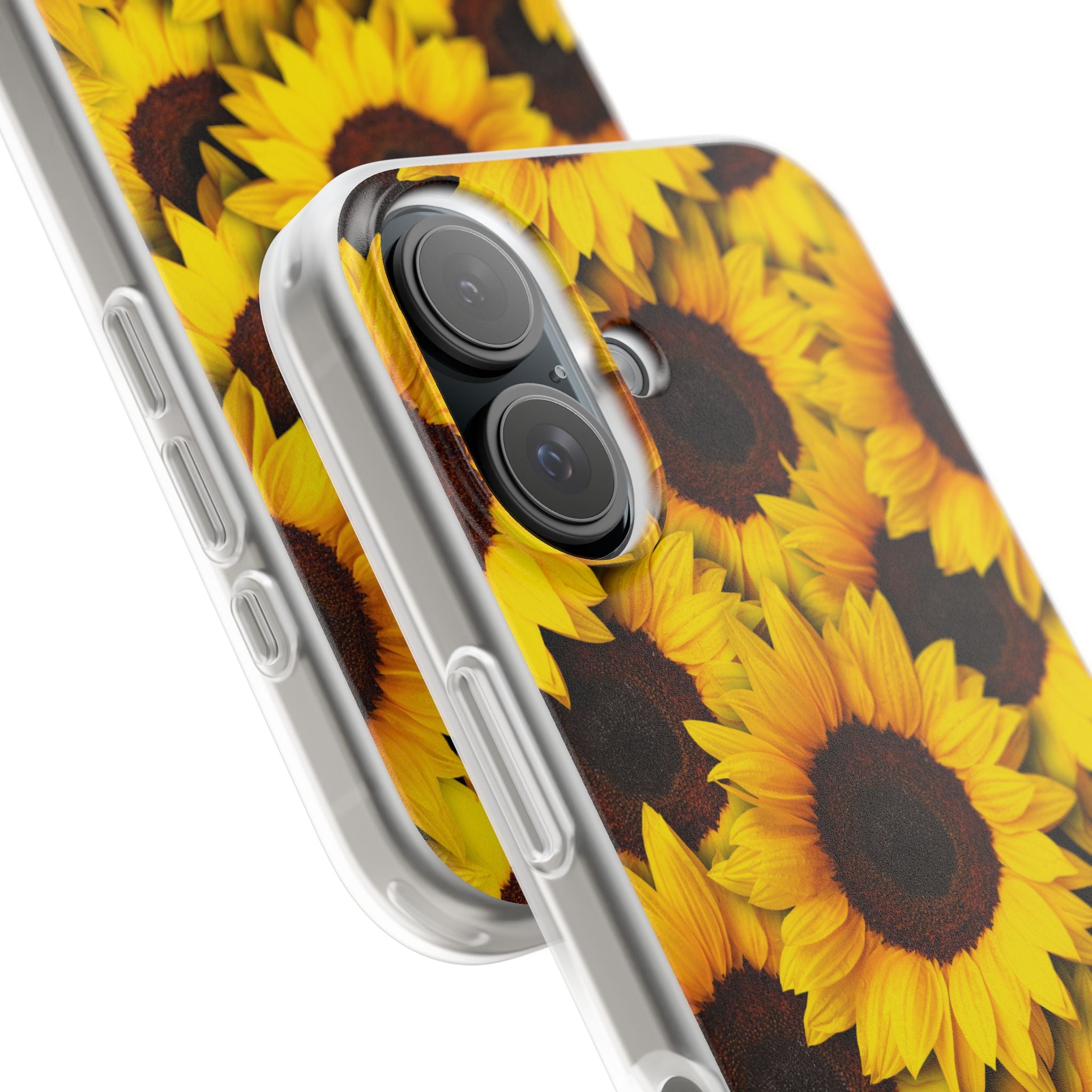 Sunflower Glow iPhone 16 Case - Soft
