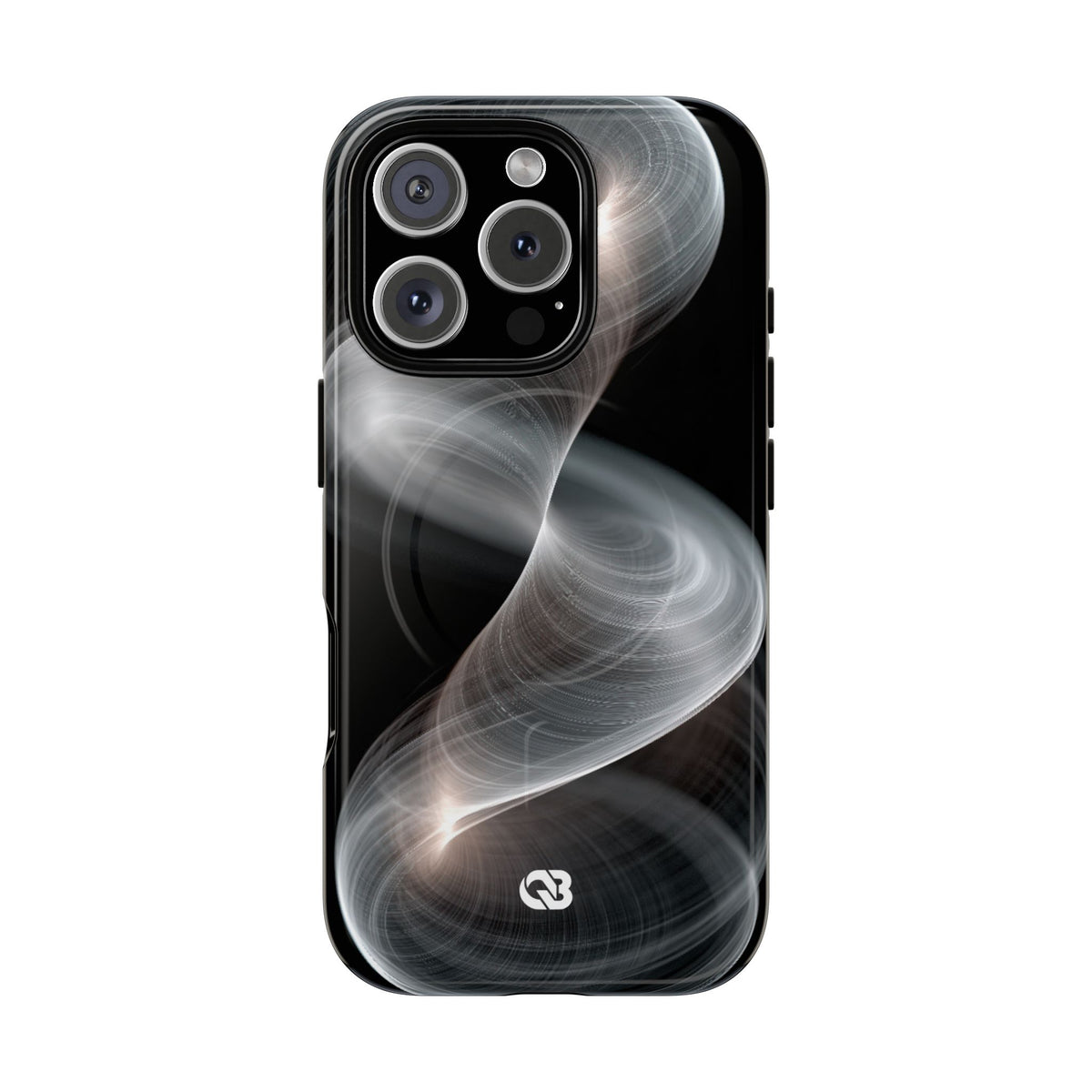 Luminous Vortex · Tough 2.0 Magnetic Phone Case for iPhone · Black