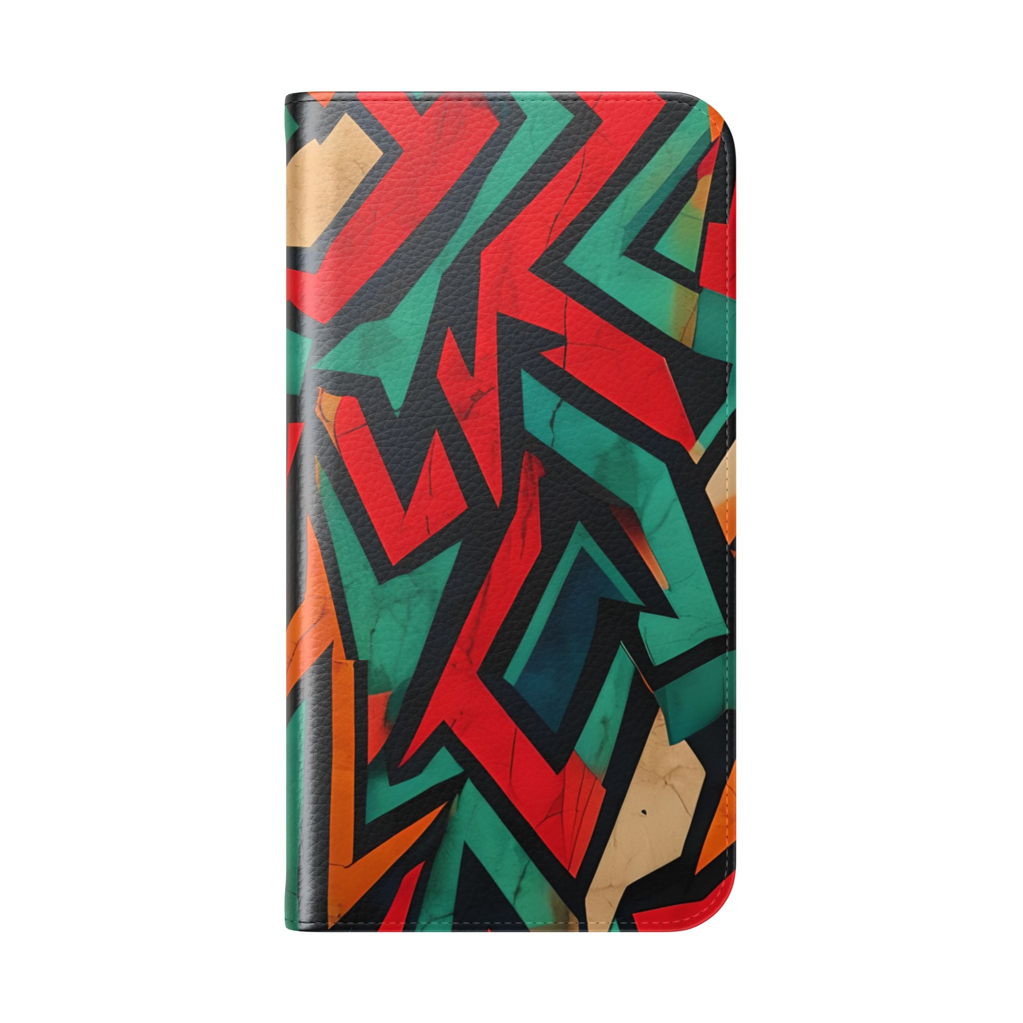 Jagged Flame - iPhone 16 Plus Case - Wallet