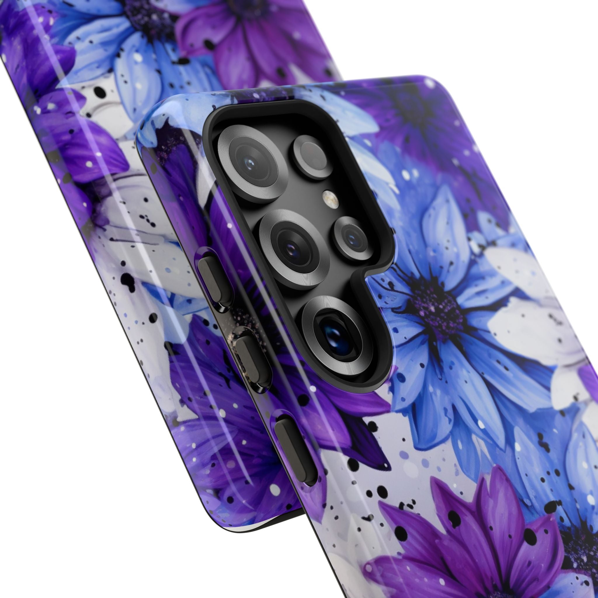 Ink Splatter Blooms · Tough Coque de téléphone pour Samsung