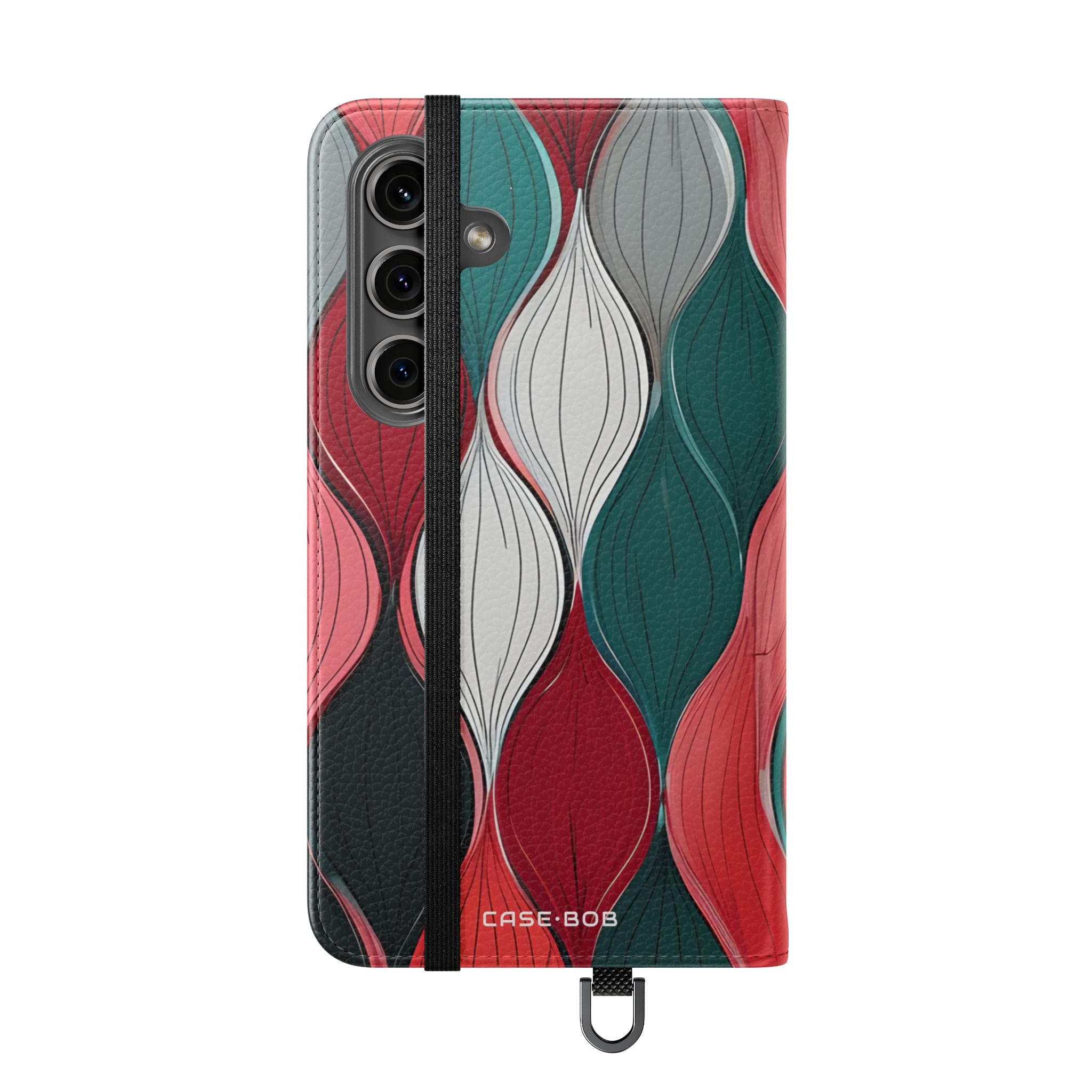 Leaf Spiral Pink - Samsung S24 Case - Lompakko