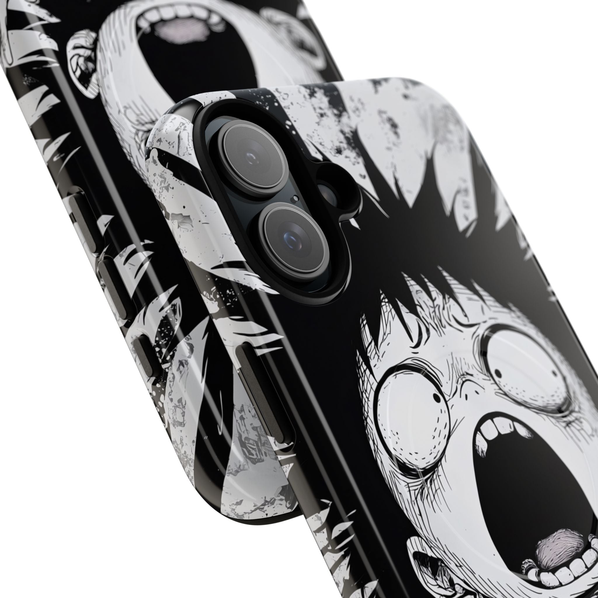 Chaotic Monochrome Scream · Tough+ Fundas para teléfono para iPhone · Magsafe