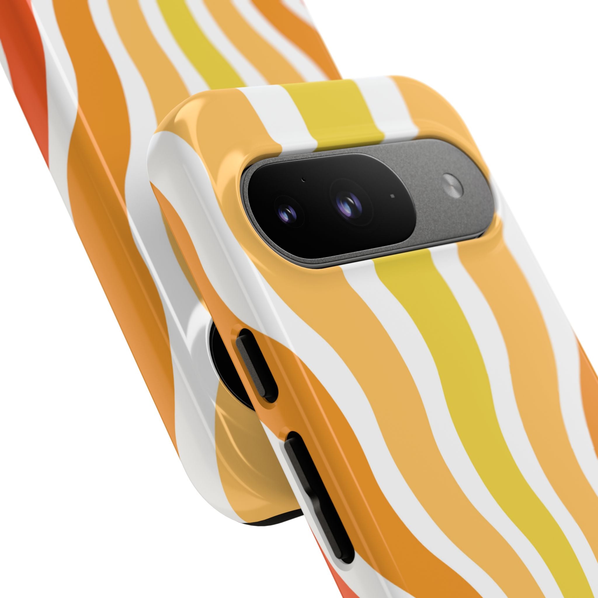 Amber Solar Waves · Tough Phone Case for Google Pixel