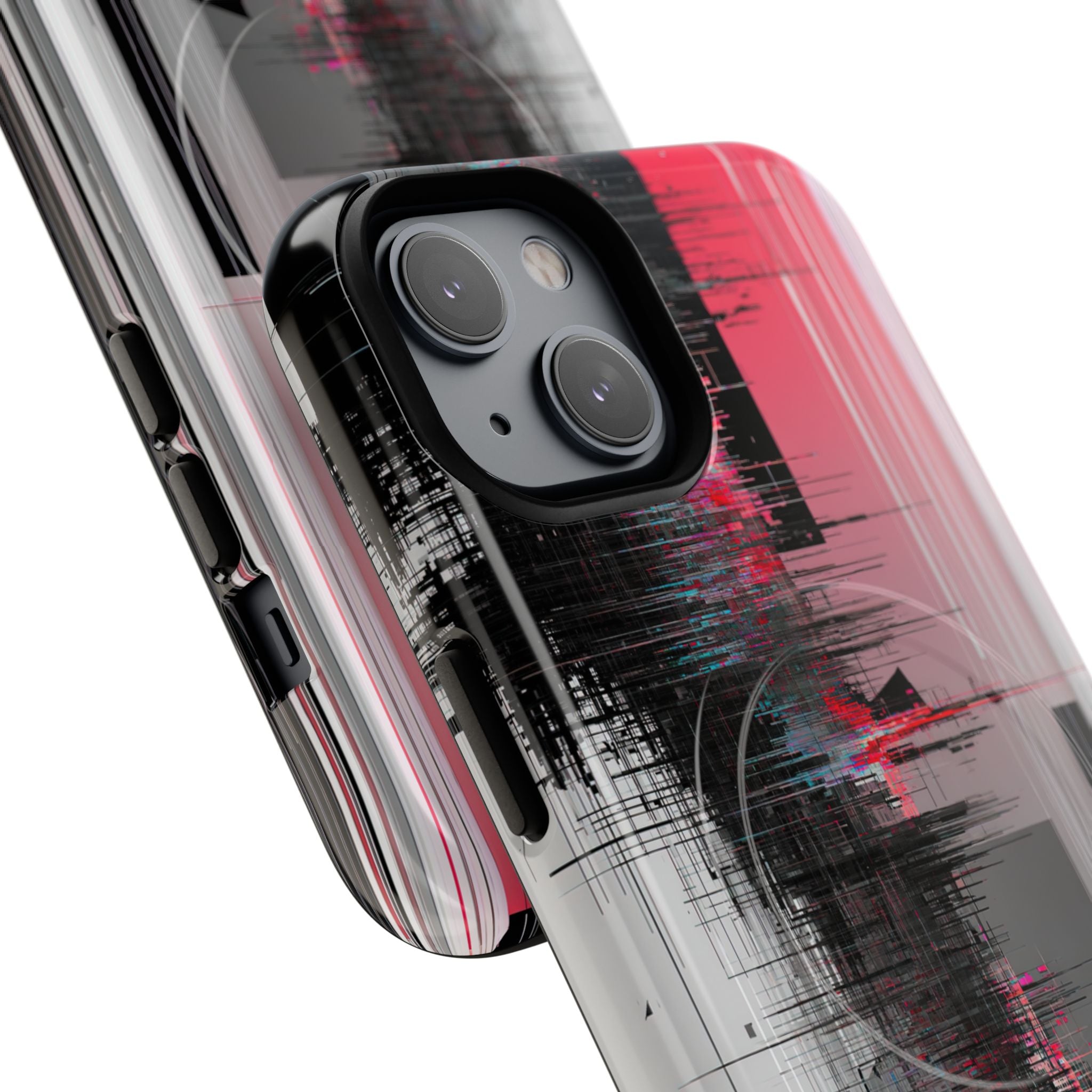 Black Tough 2.0 Magsafe Phone Case for iPhone - Crimson Data Leak