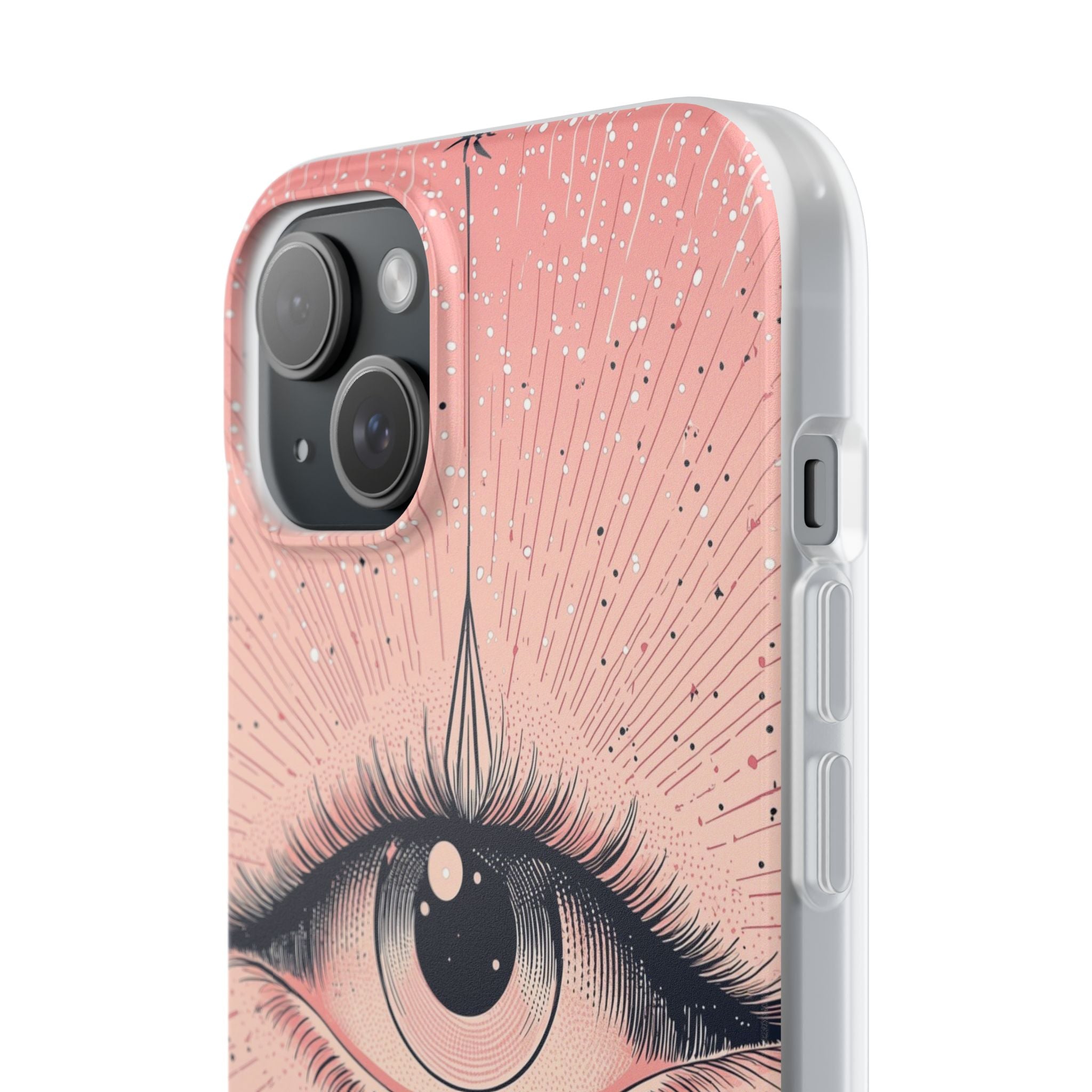 Obsidian Cosmic Gaze · Soft Phone Case for iPhone