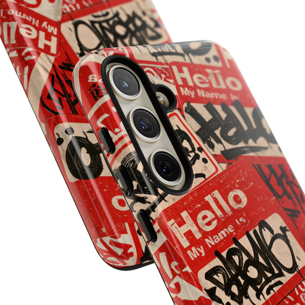 Slap Tag Collage · Tough Phone Case for Samsung · Red