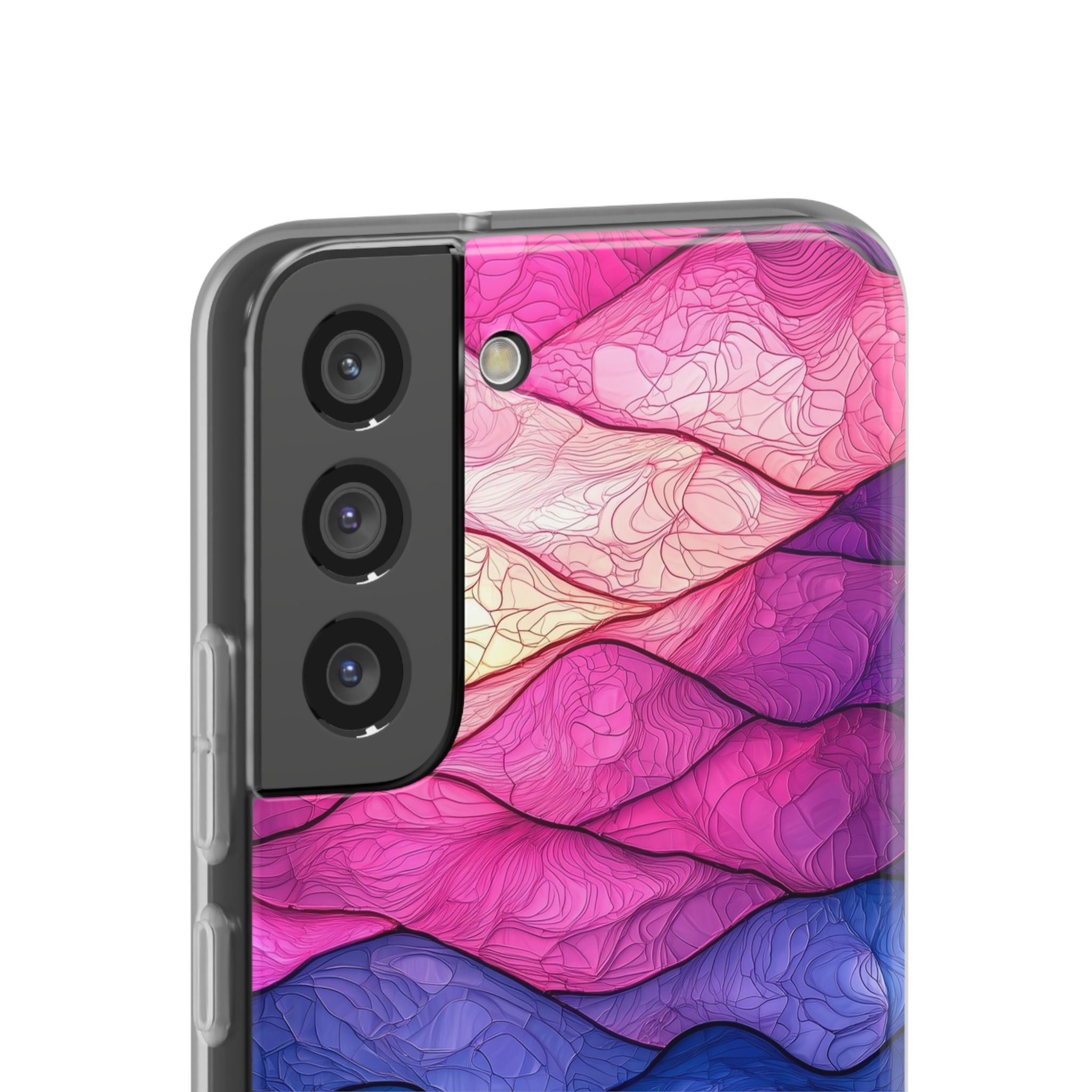 Electric Ridge Flow · Soft Phone Case for Samsung