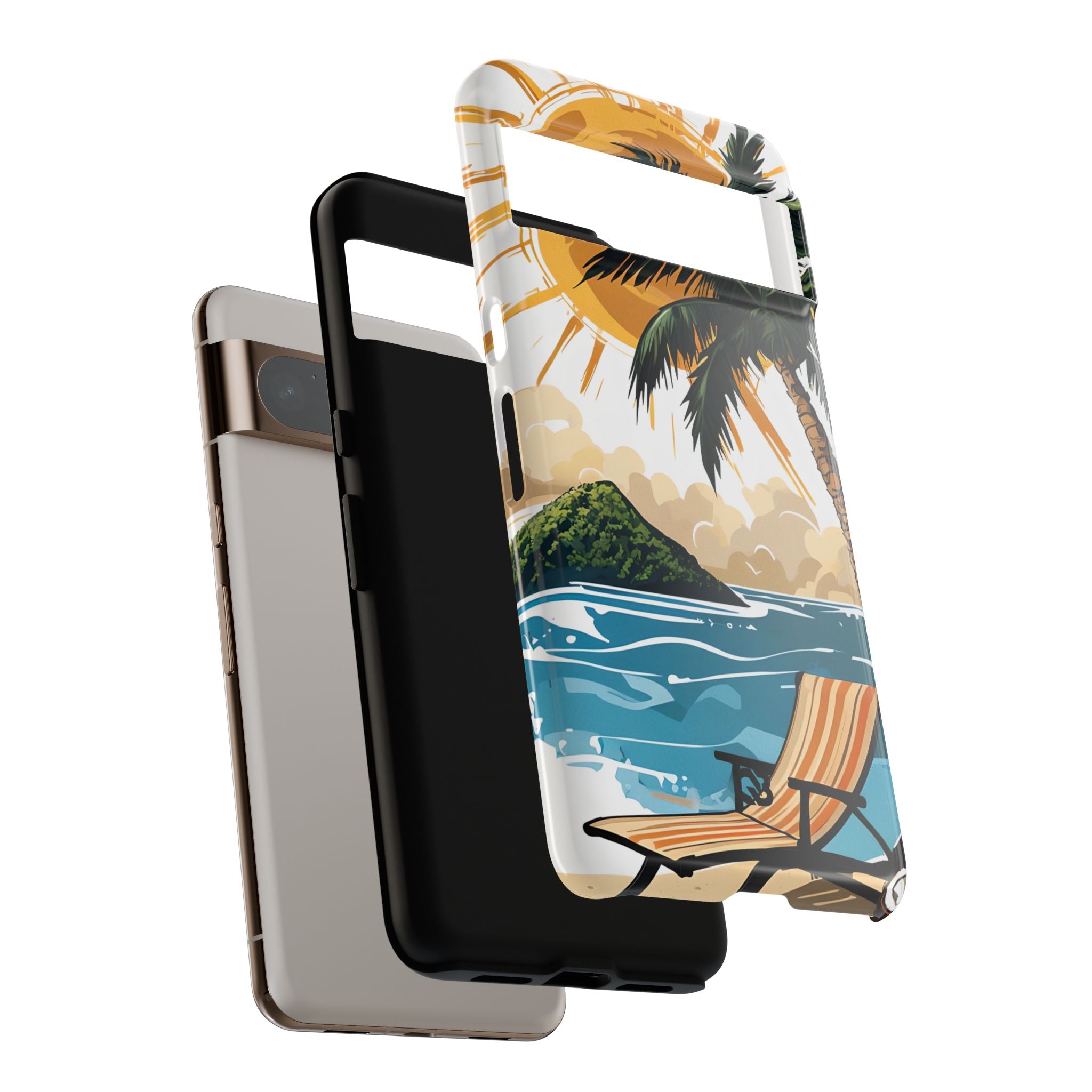 Radiant Coast Solitude · Tough Phone Case for Google Pixel