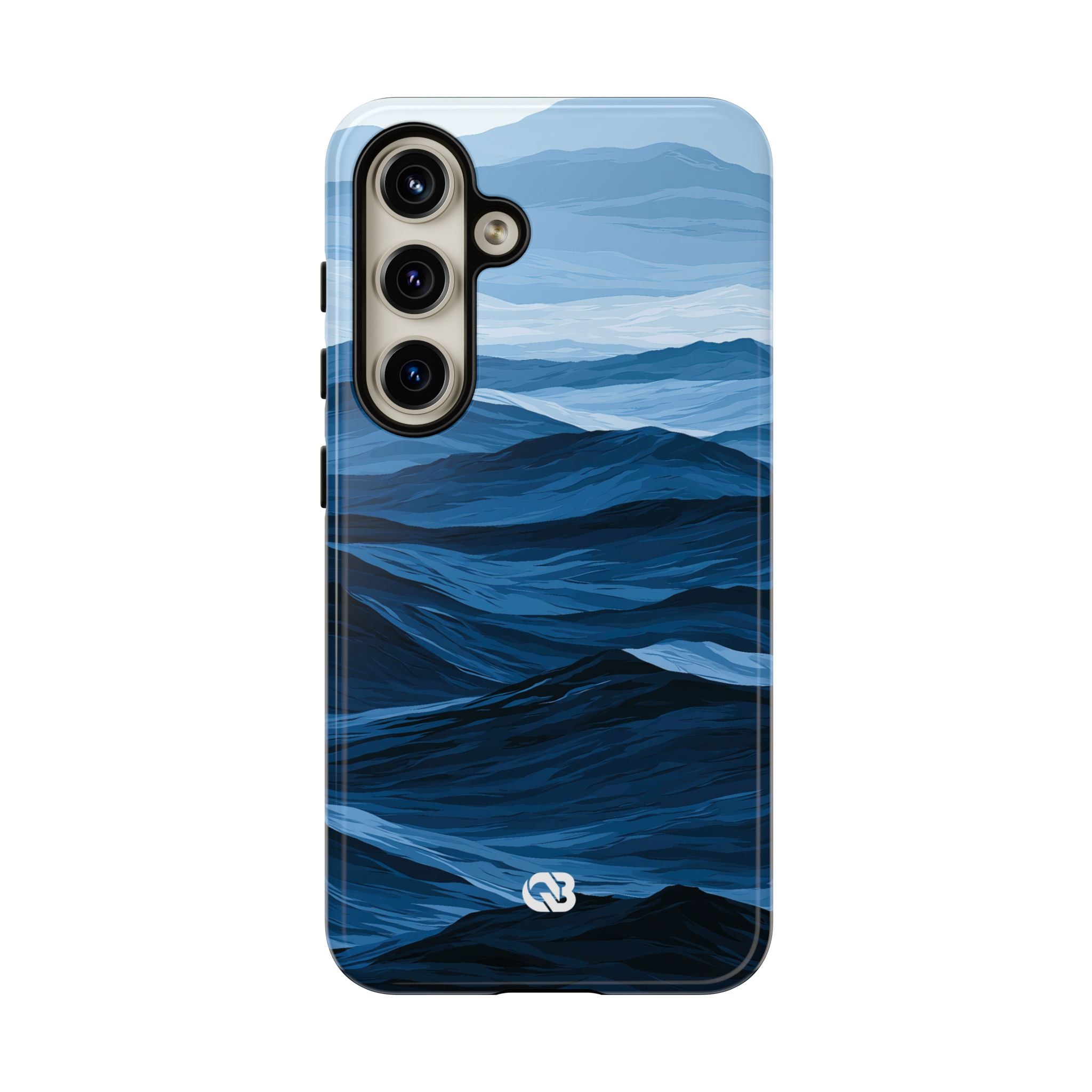 Blue Tough Phone Case for Samsung - Cobalt Ridge Tides