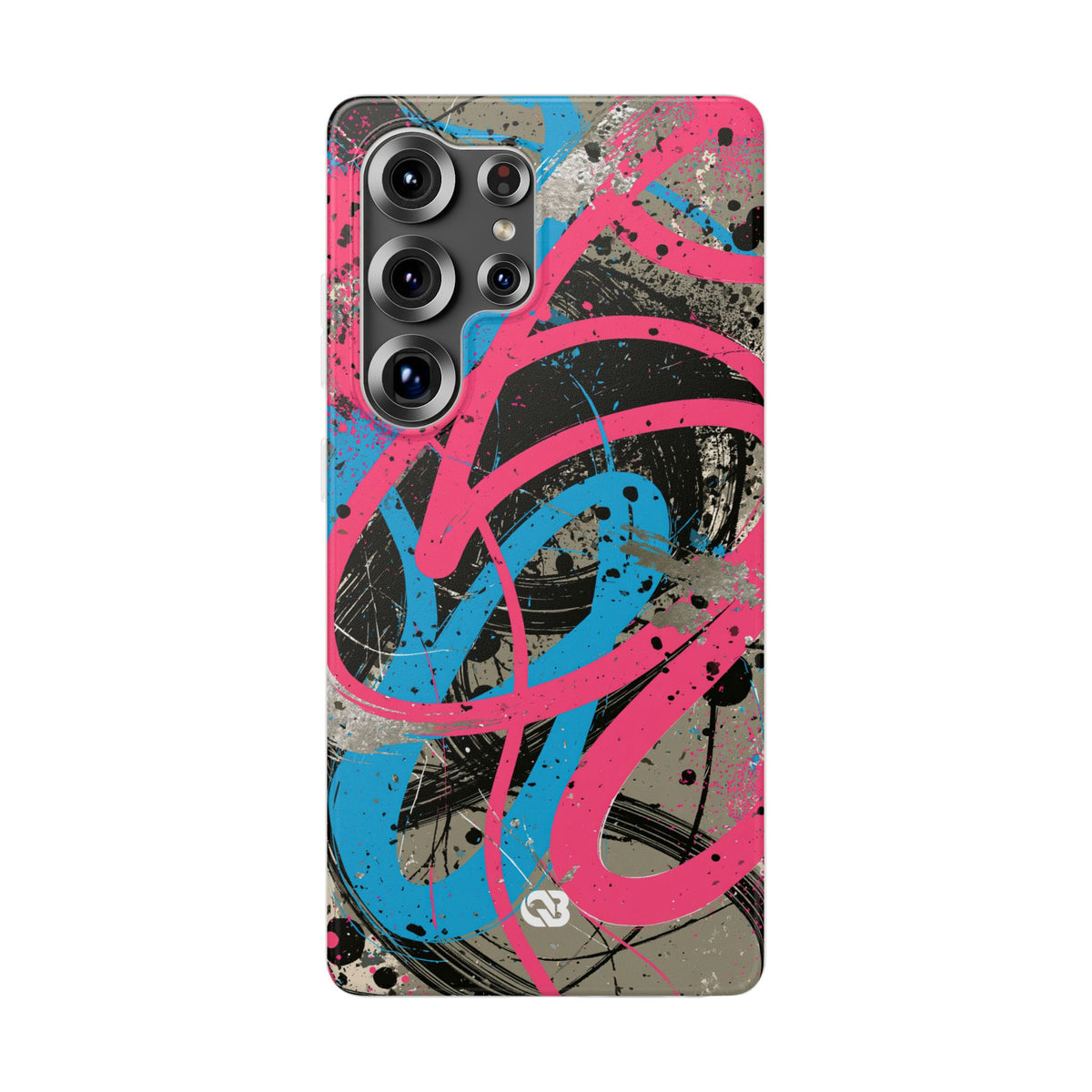 Cyber Splatter Flow · Lite Phone Case for Samsung · Pink
