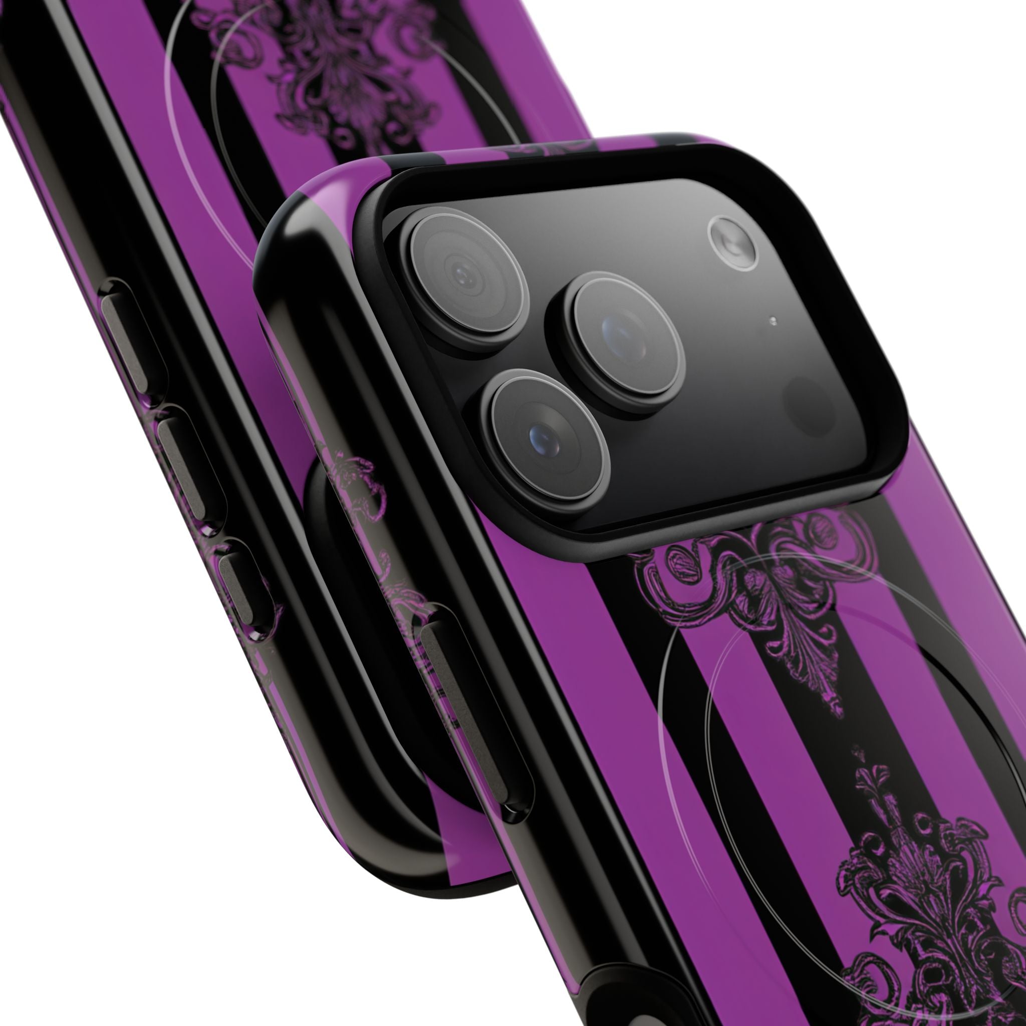 Damask Elegance Purple iPhone 17 Pro Case - Tough+ - CASE•BOB