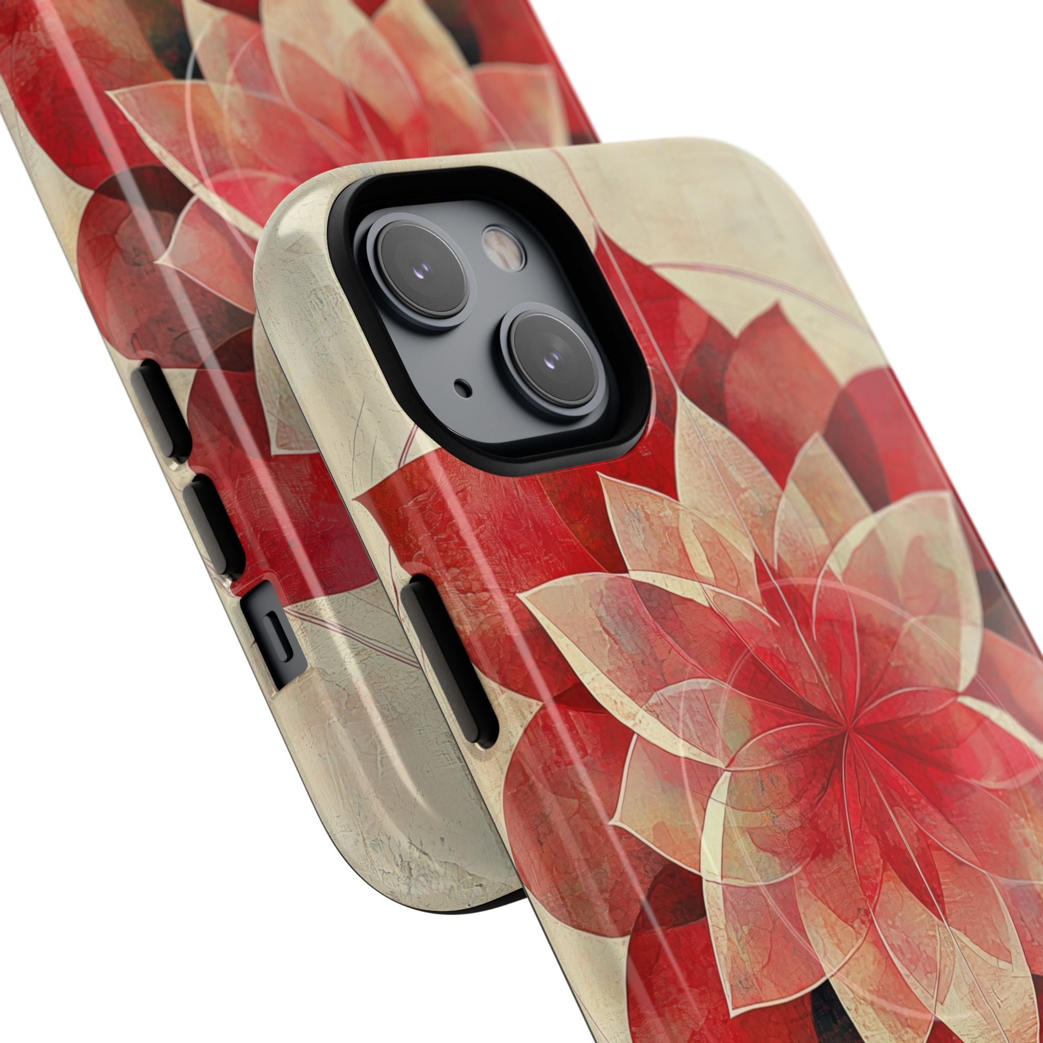 Crimson Petal Peak · Tough+ Phone Case for iPhone · Magsafe