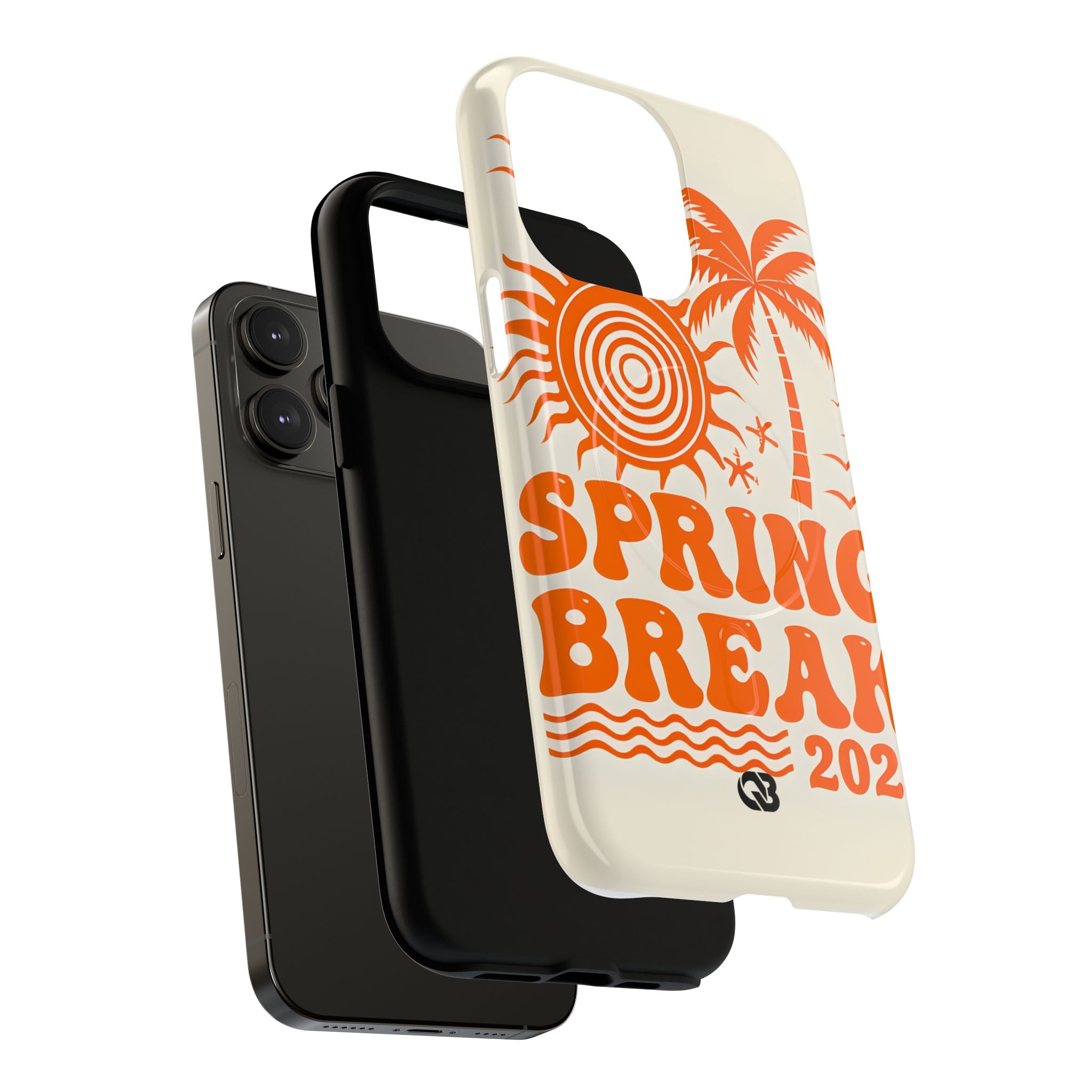 Retro Orange Tide · Tough+ Capa para iPhone · Magsafe