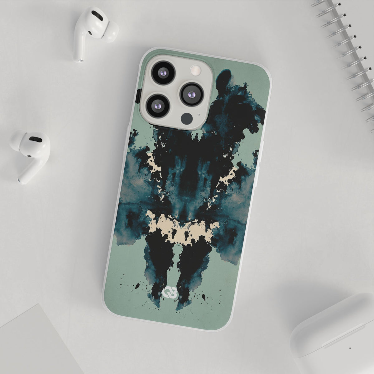 Rorschach Ink Void · Lite Phone Case for iPhone · Black
