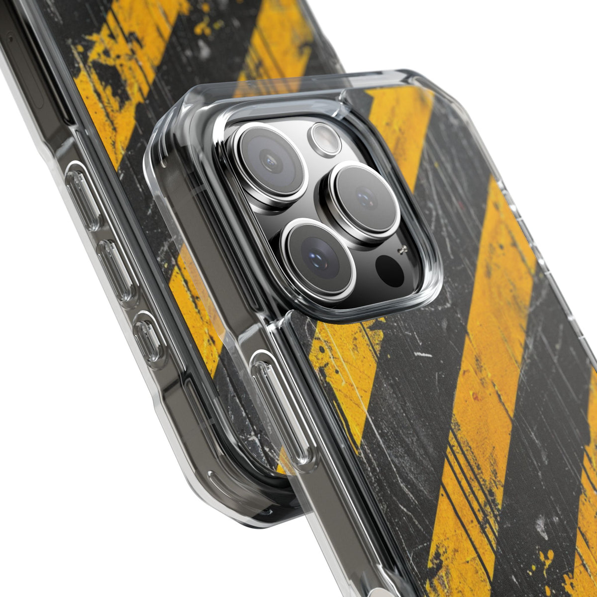Urban Hazard Decay · Clear Impact Magnetic Phone Case for iPhone · Black