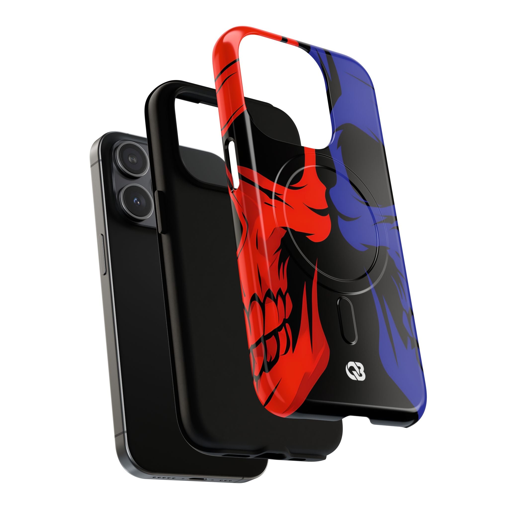 Crimson Cobalt Skulls · Tough+ Phone Case for iPhone · Magsafe
