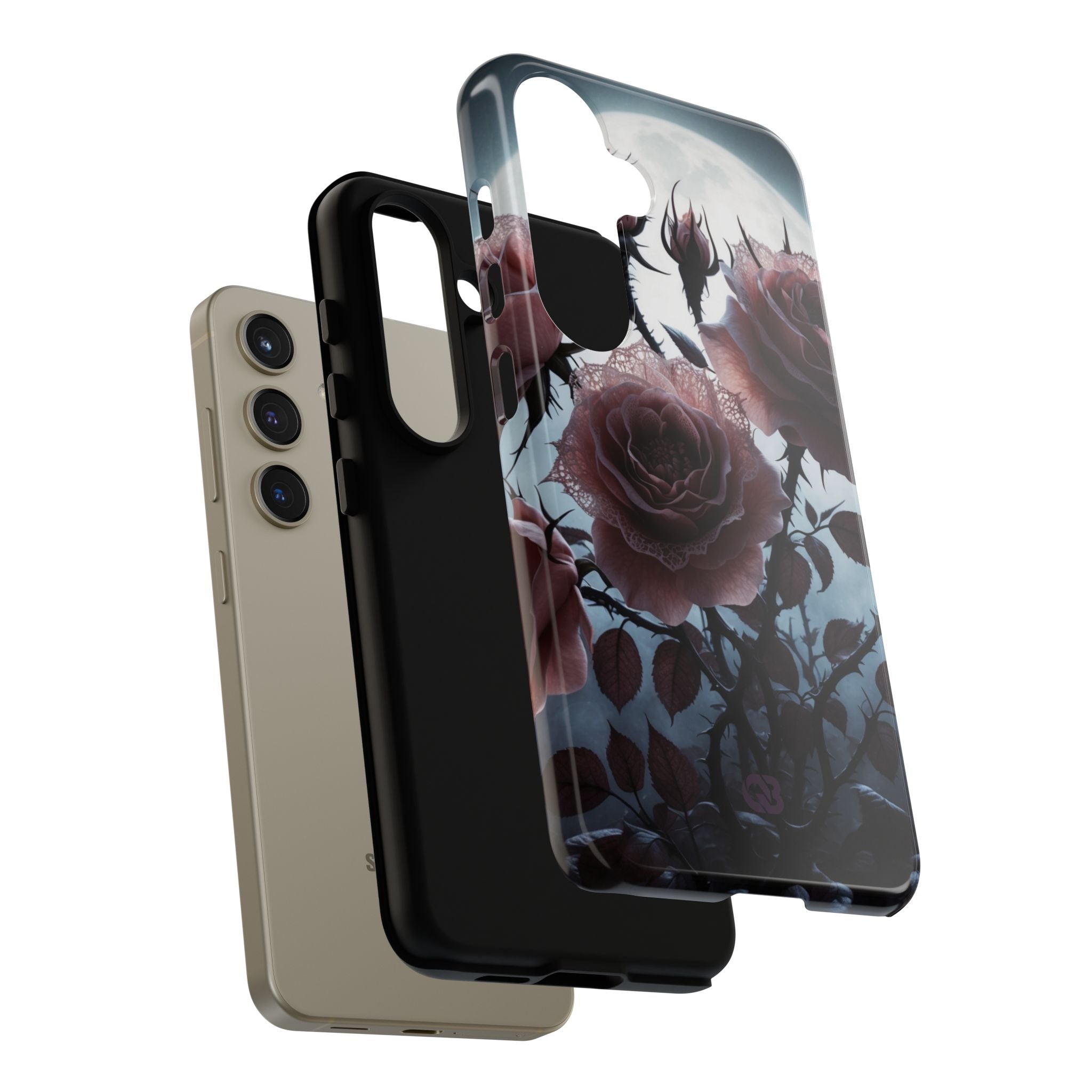 Lunar Lace Petals · Tough Handyhülle für Samsung