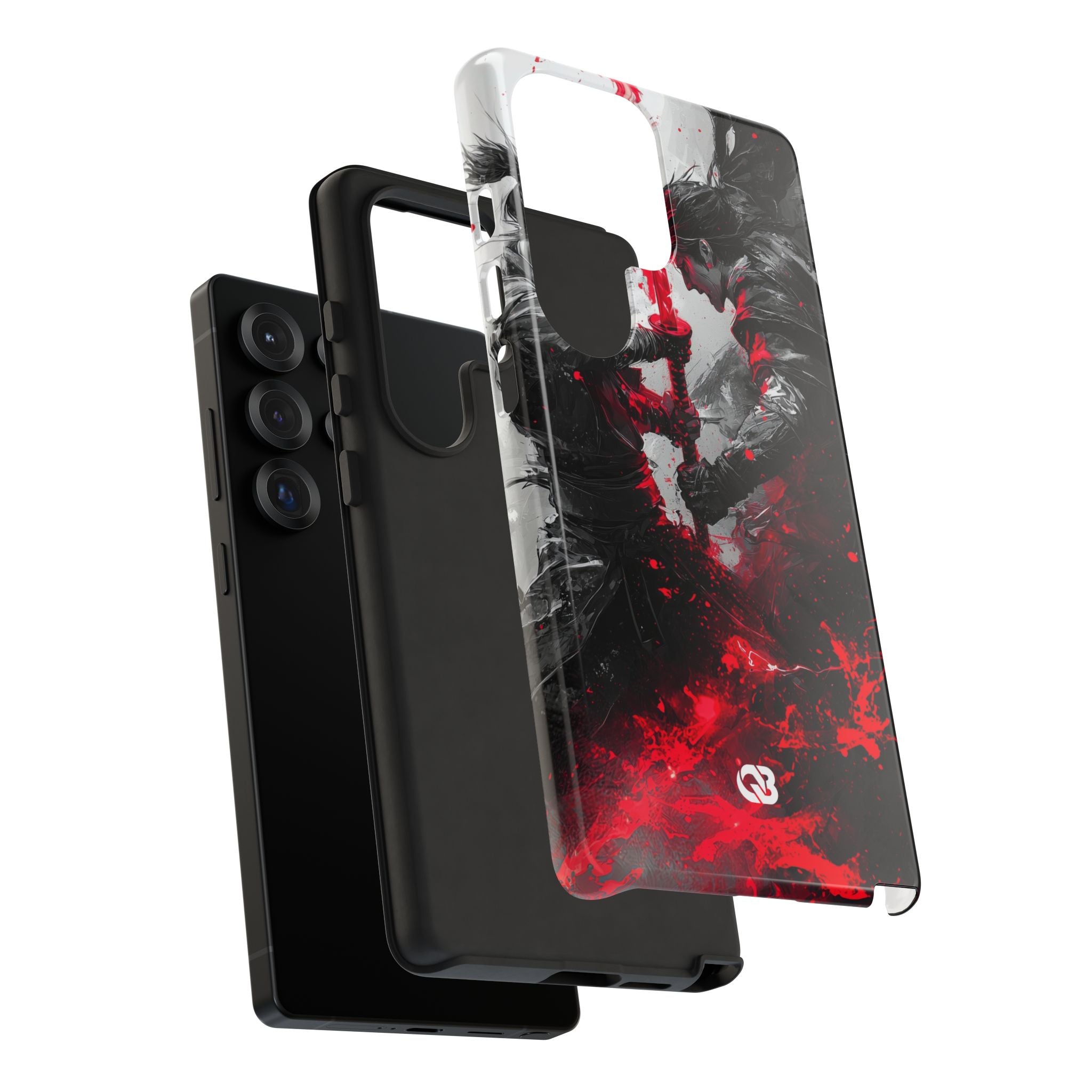 Shattered Crimson Duel · Tough Phone Case for Samsung