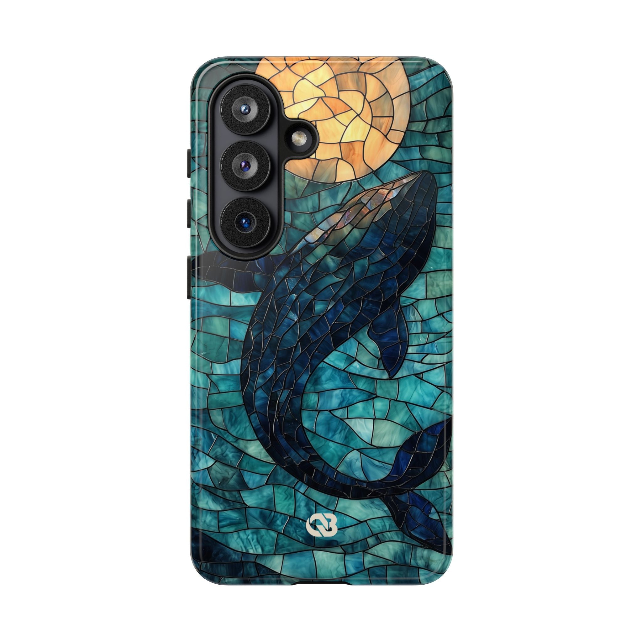 Stained Moon Whale · Tough Coque de téléphone pour Samsung