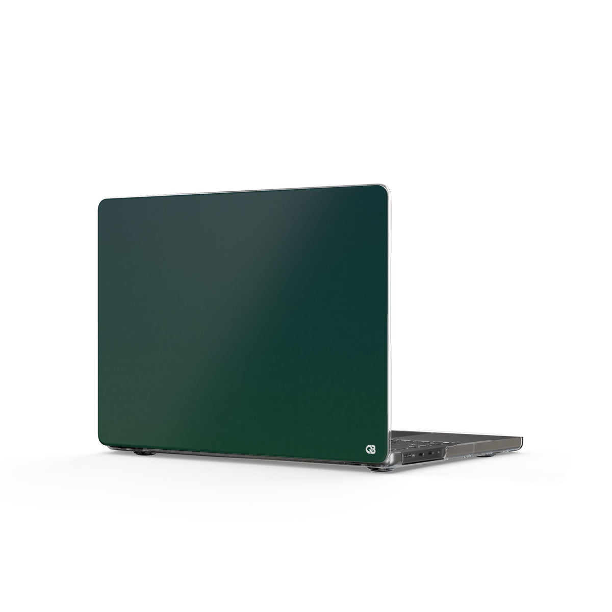 Deep Forest Nocturne · Clear Hard Case for MacBook · Green