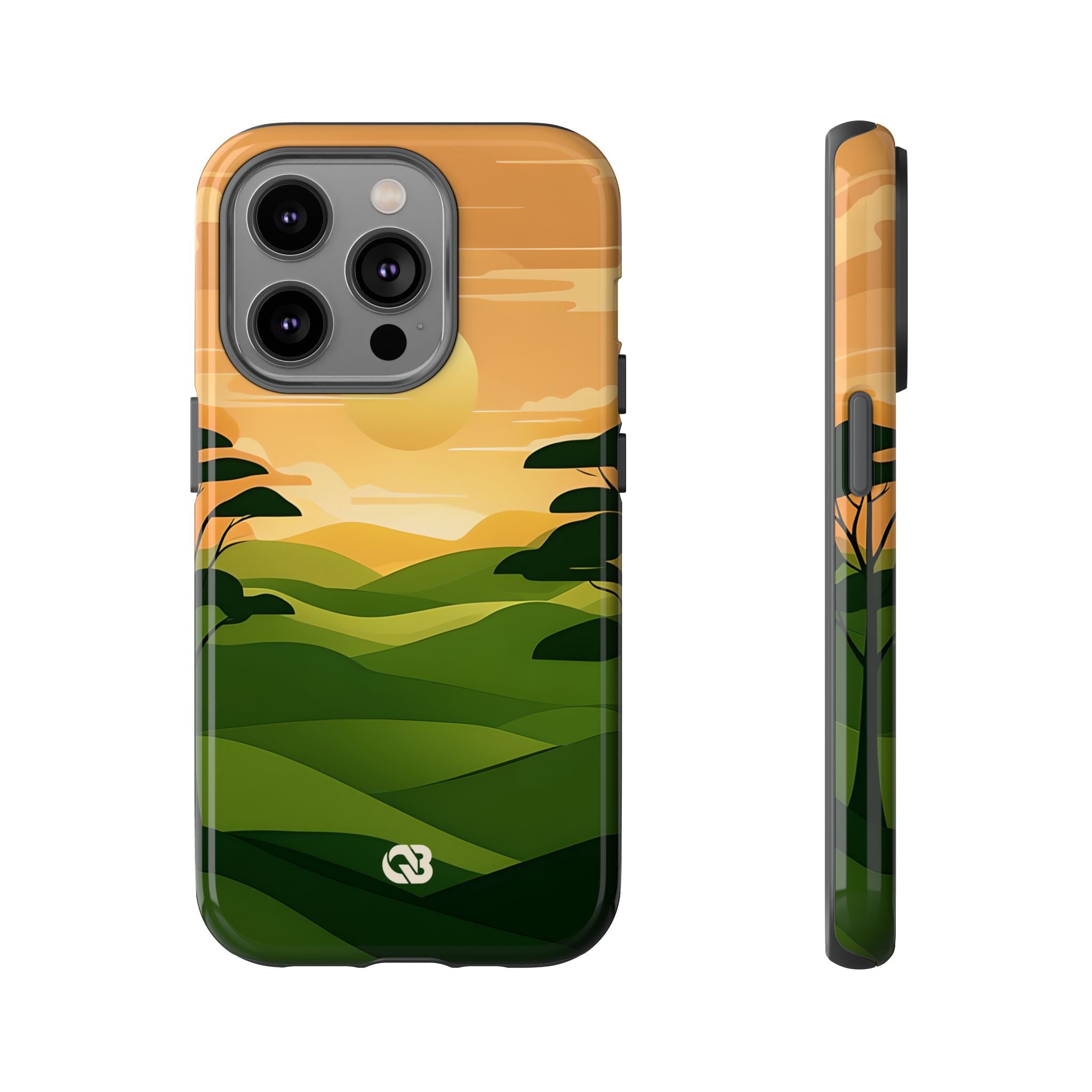 Verdant Horizon Sun · Tough Phone Case for iPhone