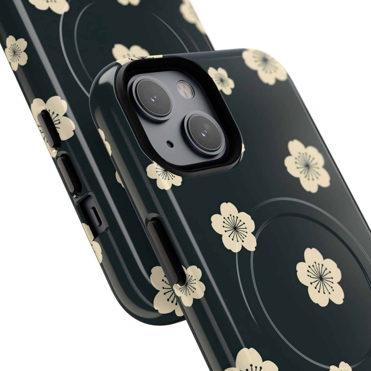 Midnight Sakura Bloom · Tough 2.0 Magnetic Phone Case for iPhone · Black
