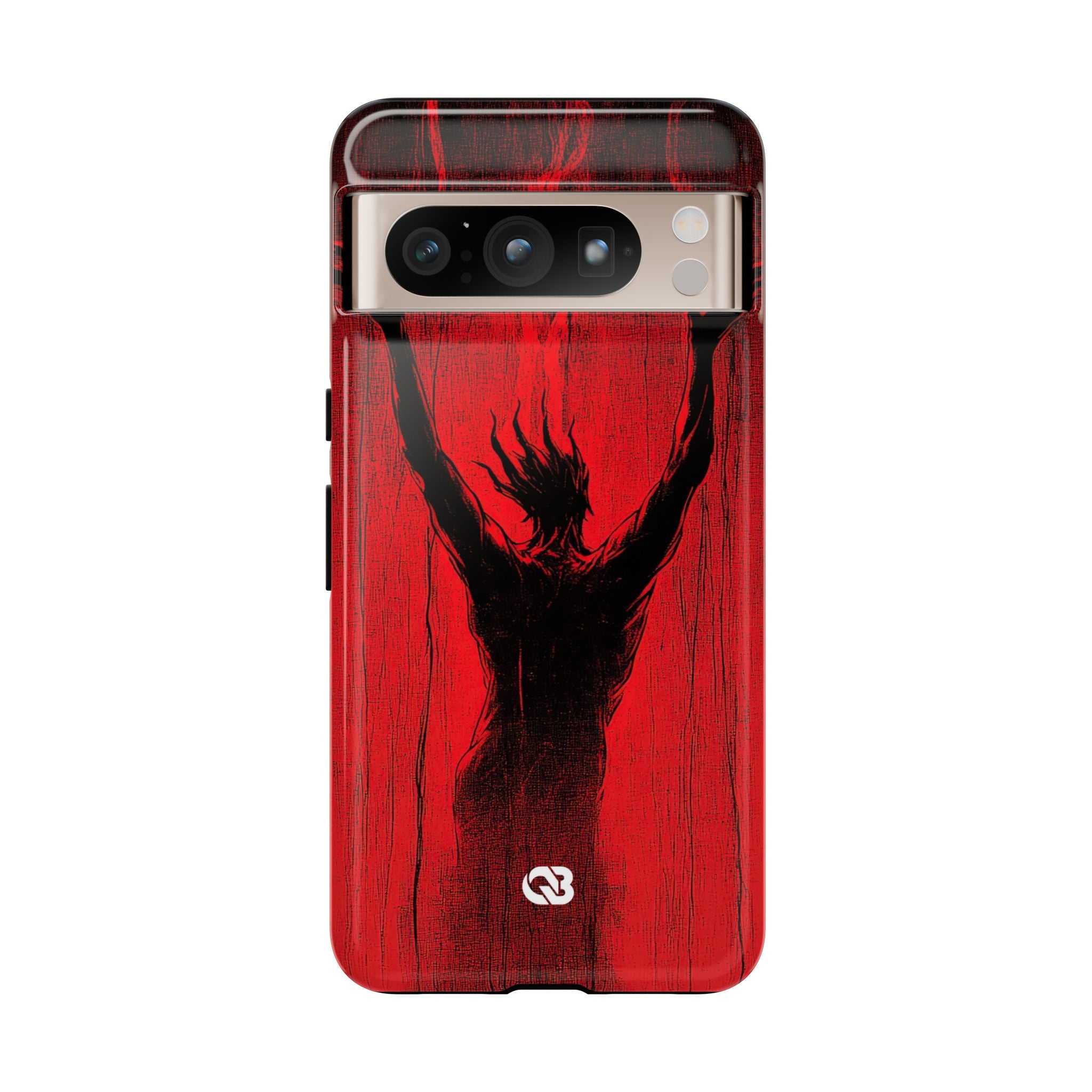 Crimson Shadow Ascent · Tough Phone Case for Google Pixel