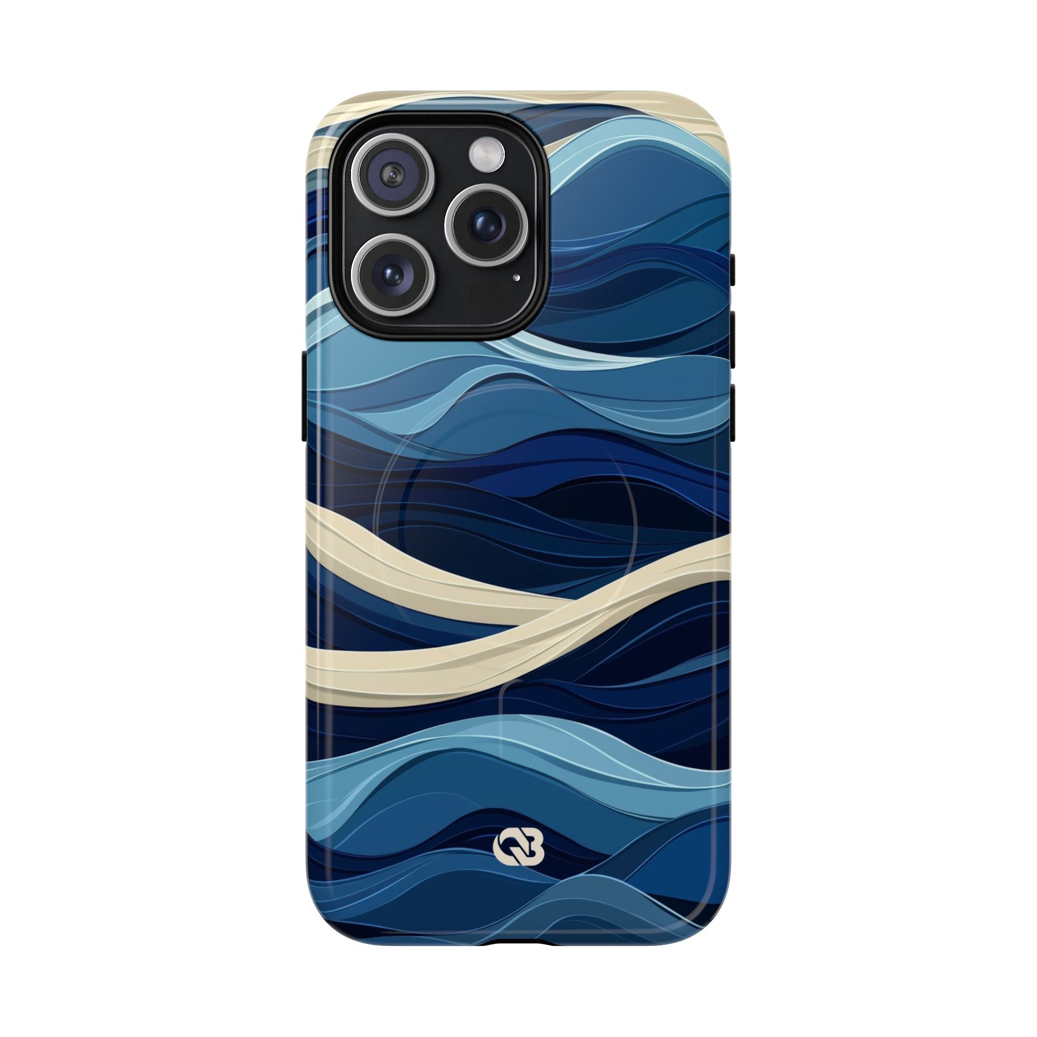 Cobalt Coast Layers · Tough+ Phone Case for iPhone · Magsafe