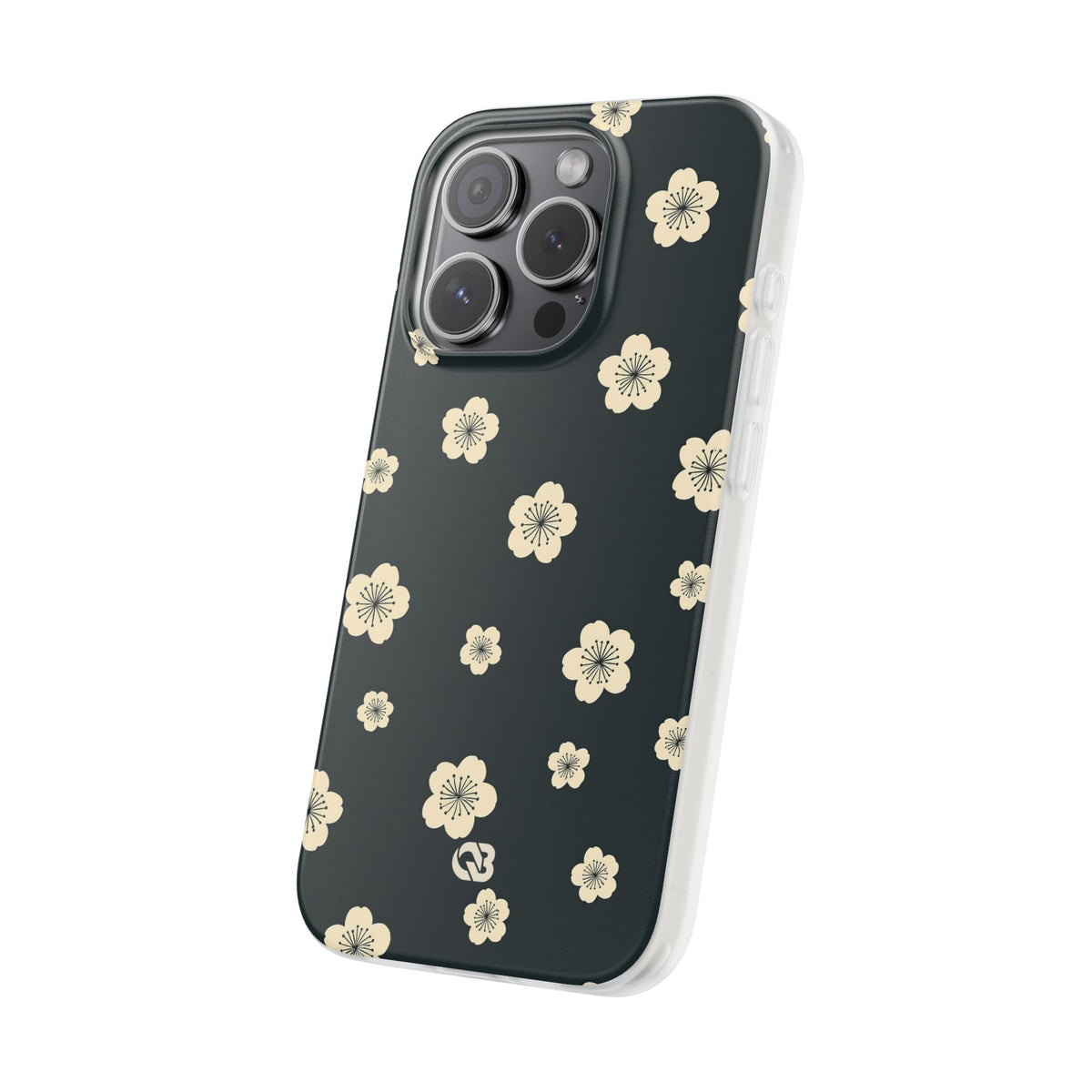 Midnight Sakura Bloom · Lite Phone Case for iPhone · Black