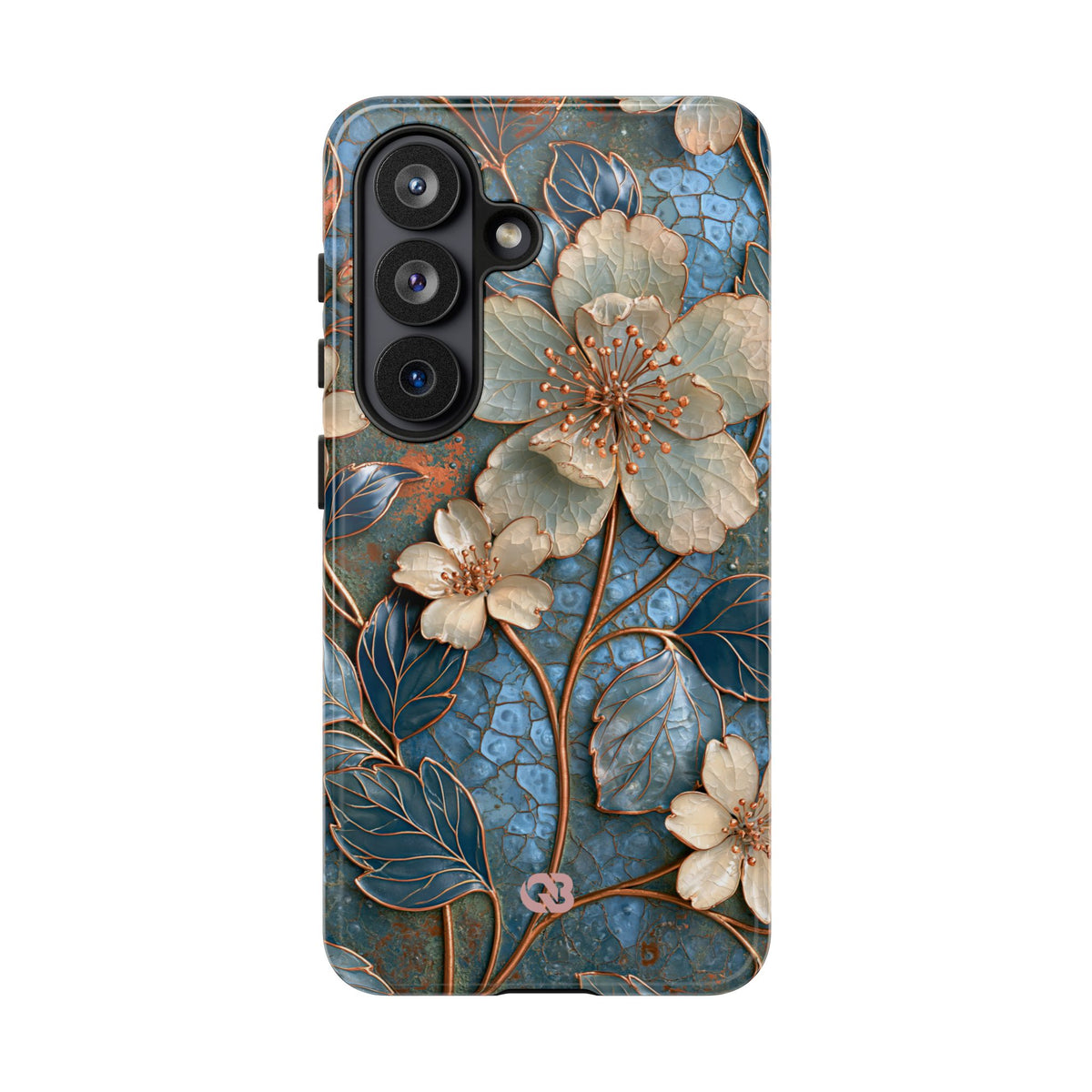 Gilded Blossom Reverie · Tough Phone Case for Samsung · Teal