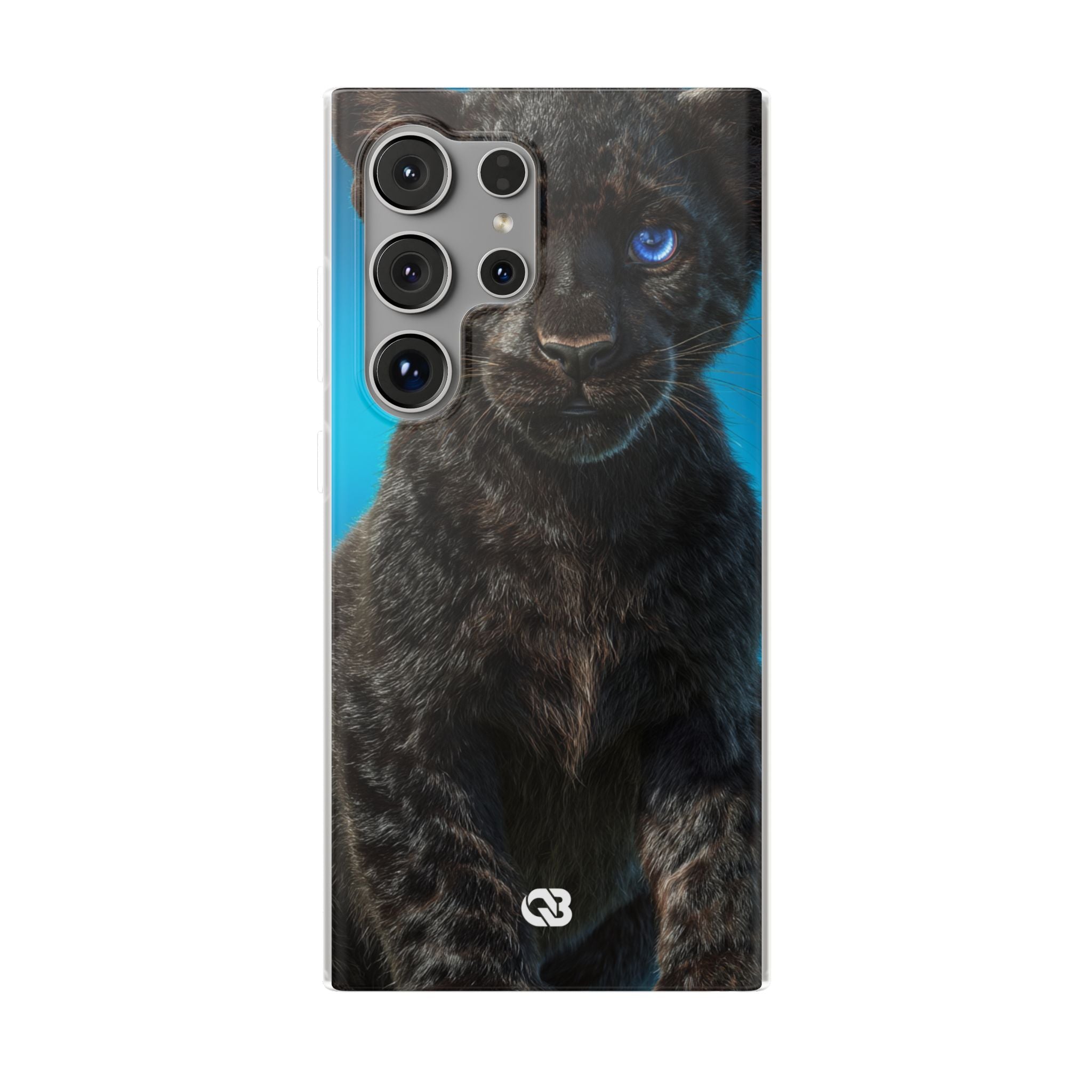 Sapphire Gaze Panther · Soft Phone Case for Samsung