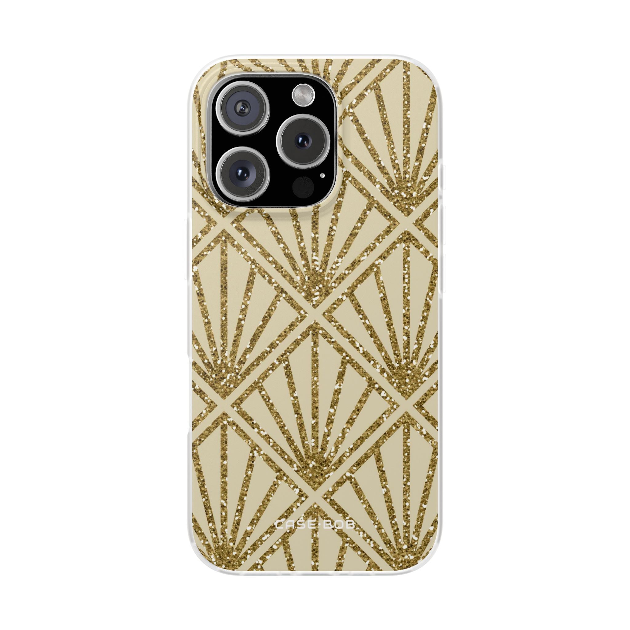 Gold Diamant Strahlen iPhone 16 Pro Case - Soft
