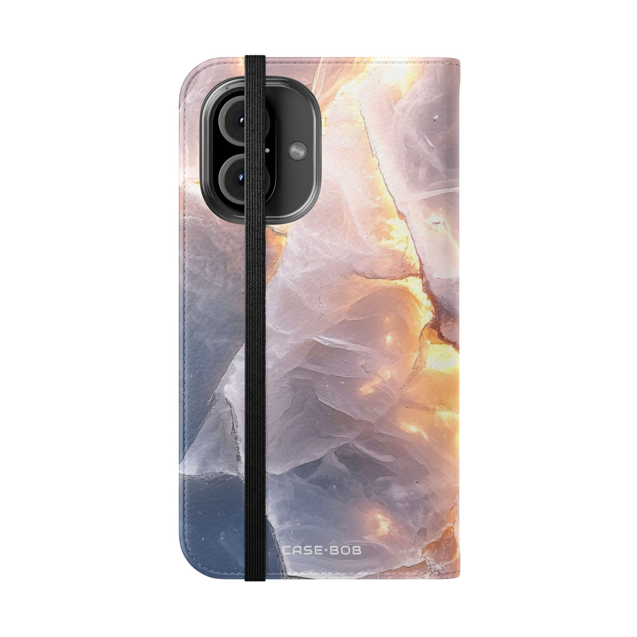 Crystal Veins Glow - iPhone 16 Case - Wallet