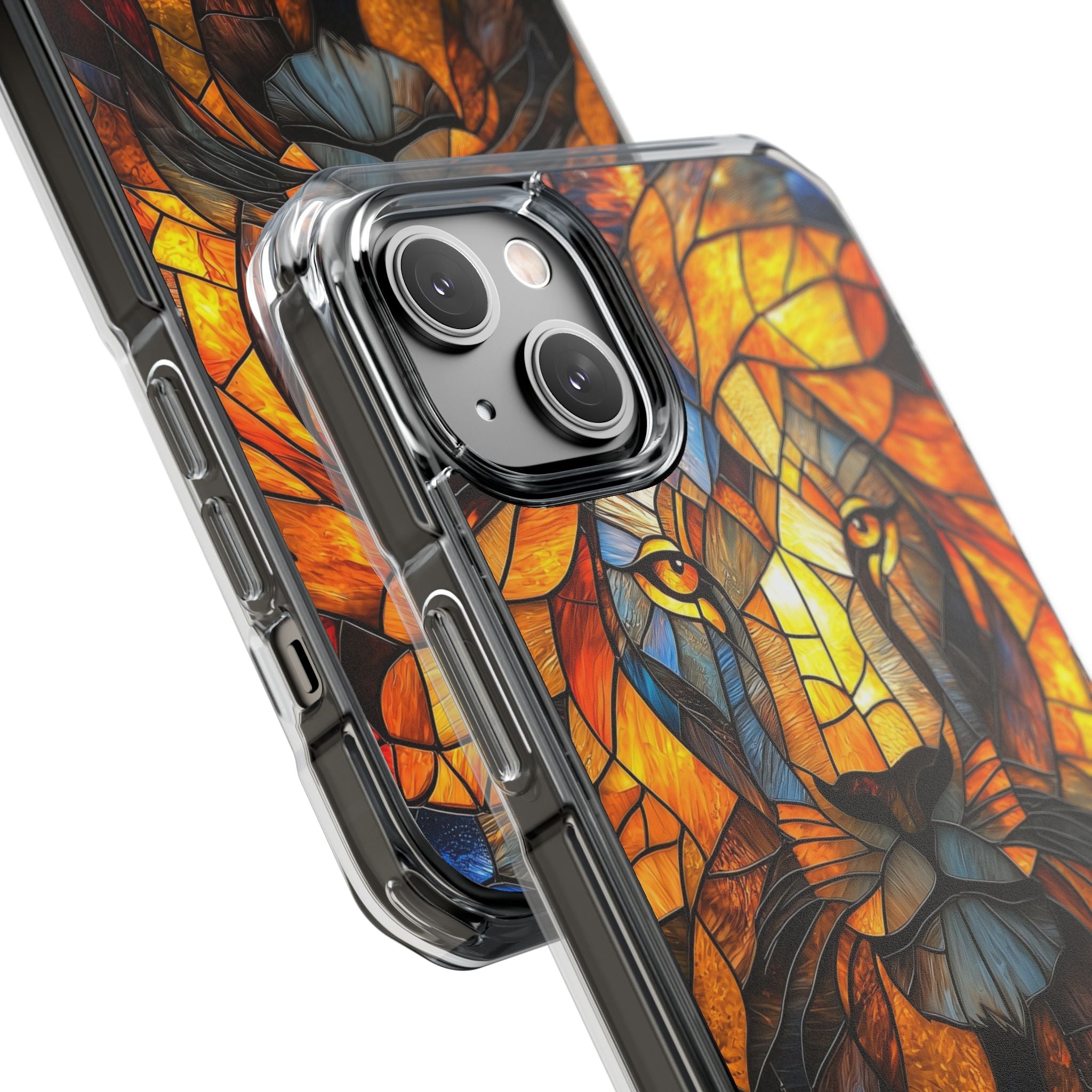 Amber Glass Lion · Impact Phone Case for iPhone · Magsafe