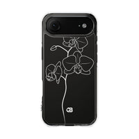 Black Impact MagSafe Phone Case for iPhone - Noir Alabaster Orchid