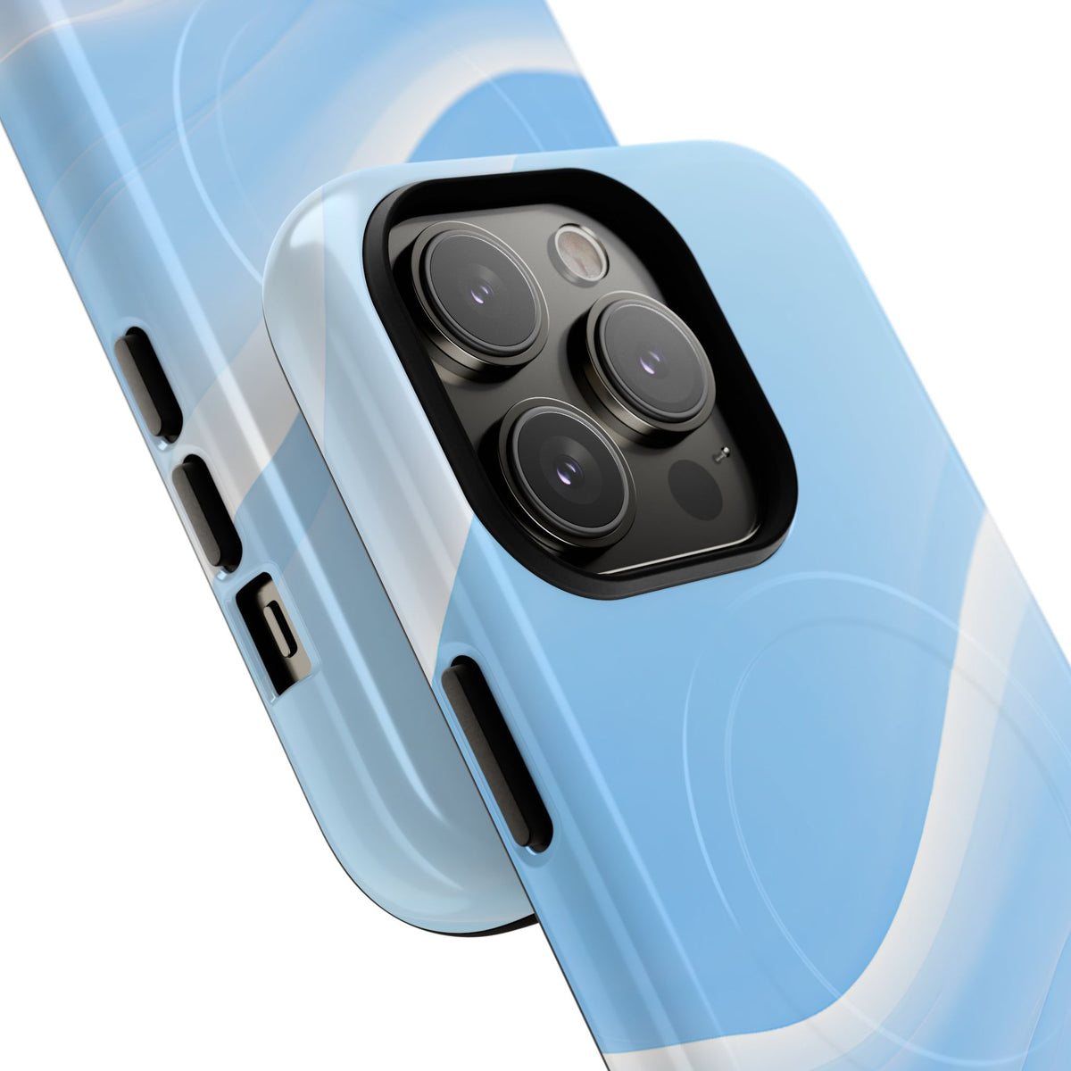 Blue Tough 2.0 Magsafe Phone Case for iPhone - Glacial Blue Silk
