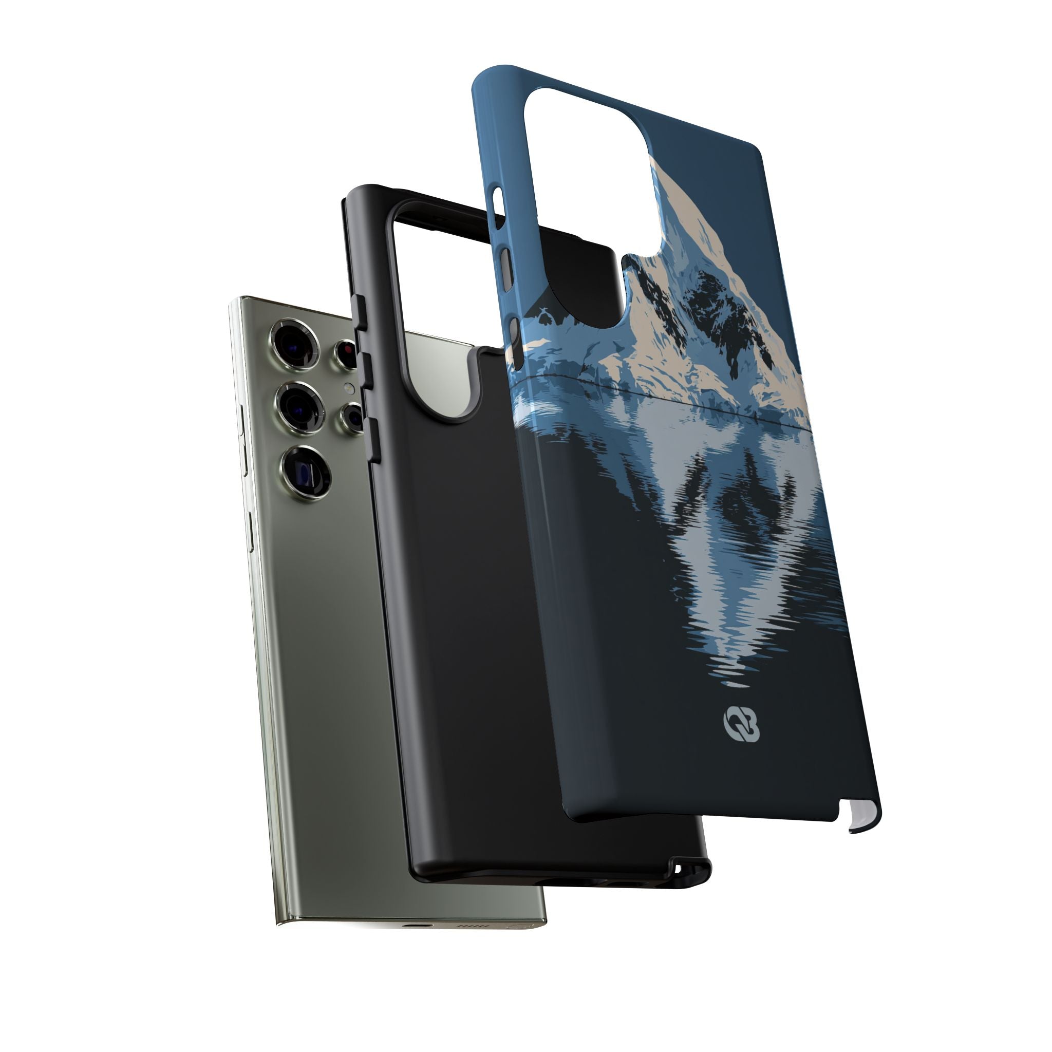 Blue Tough Phone Case for Samsung - Arctic Summit Mirror