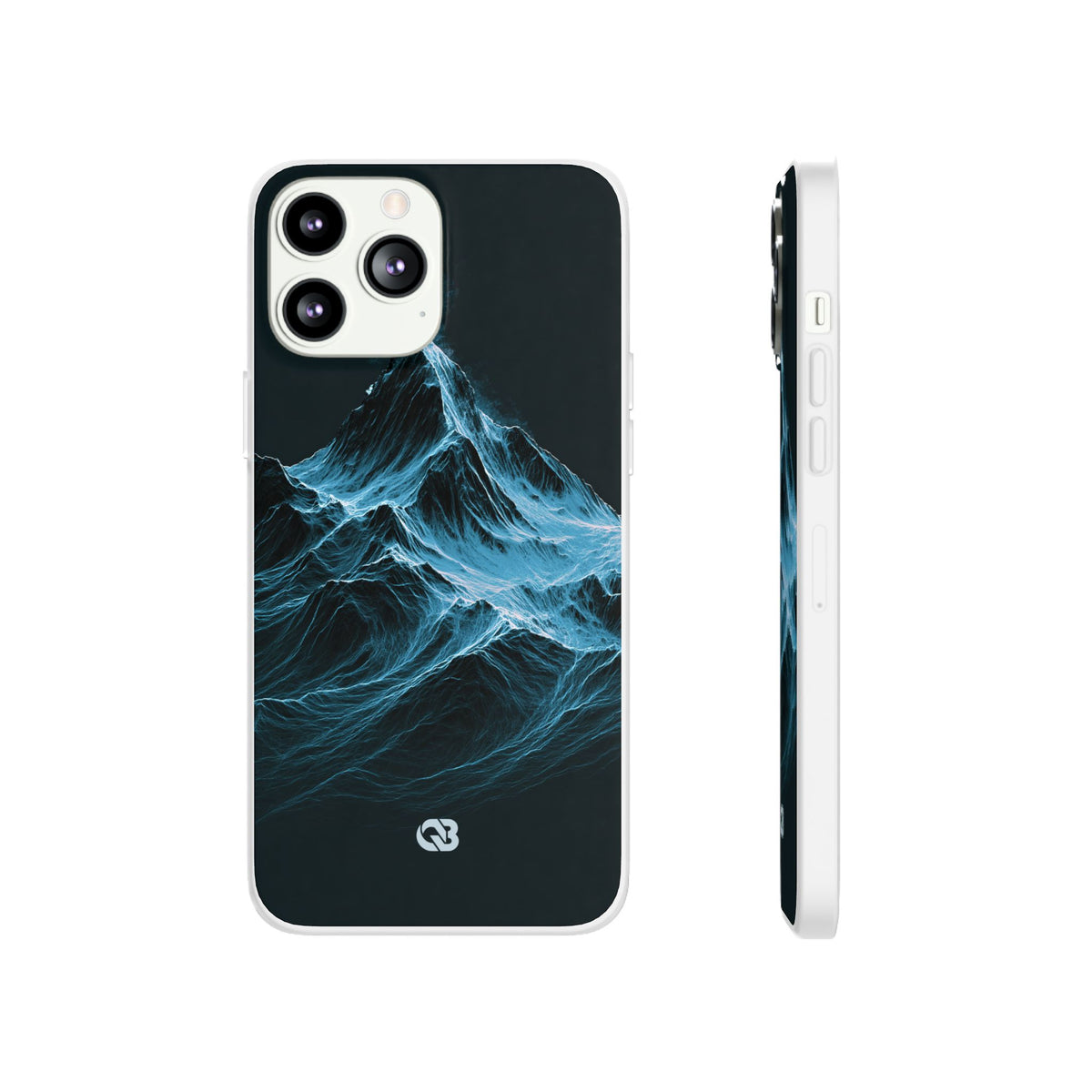 Nordic Frost Peak · Lite Phone Case for iPhone · Blue