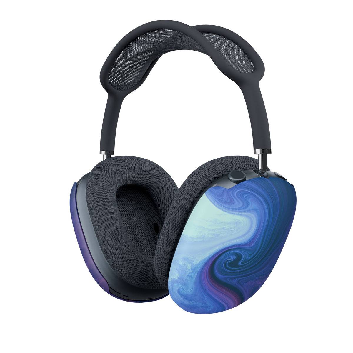 Azure Fluid Swirl · Hard Case for AirPods Max · Blue