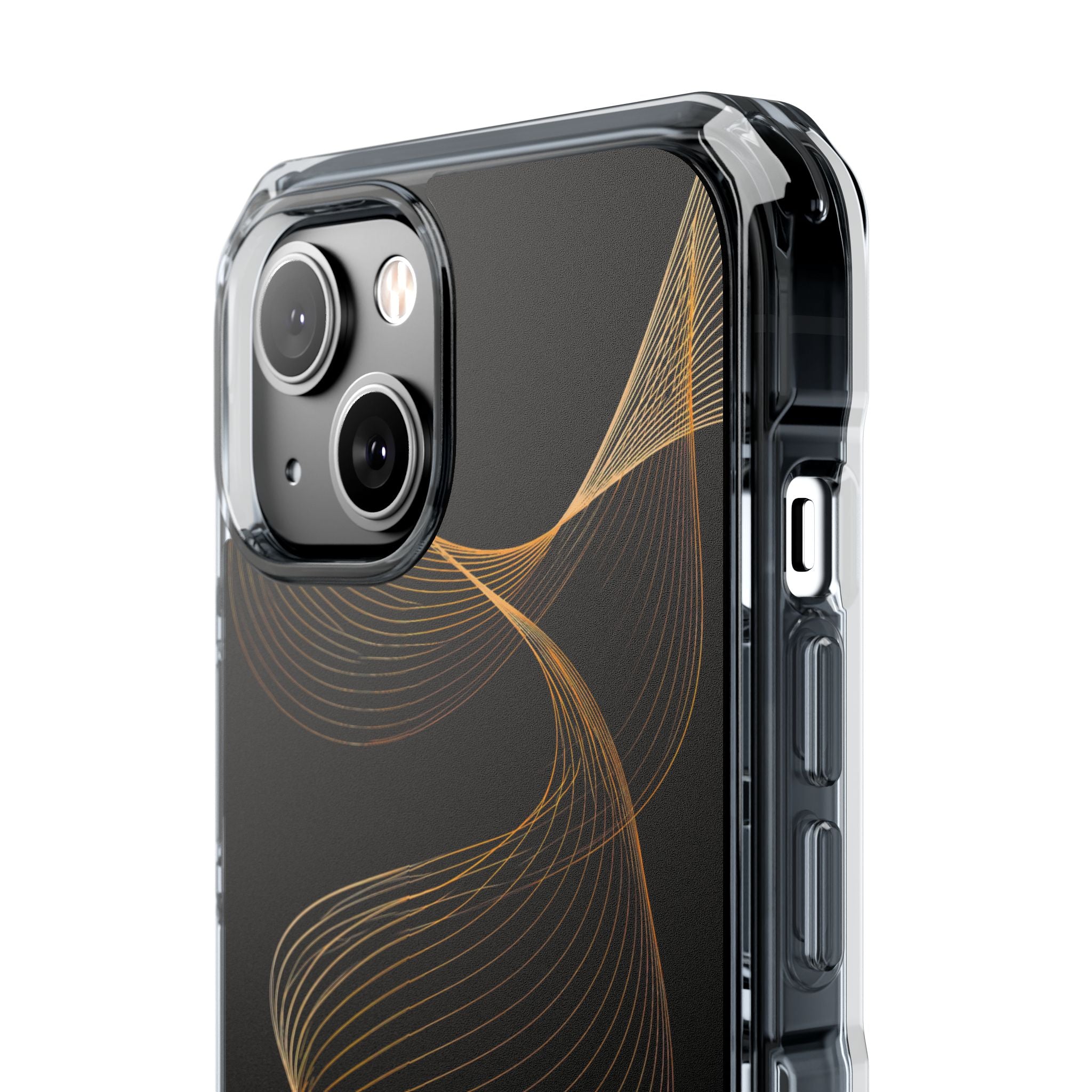 Gold Impact MagSafe Phone Case for iPhone - Burnished Bronze Helix